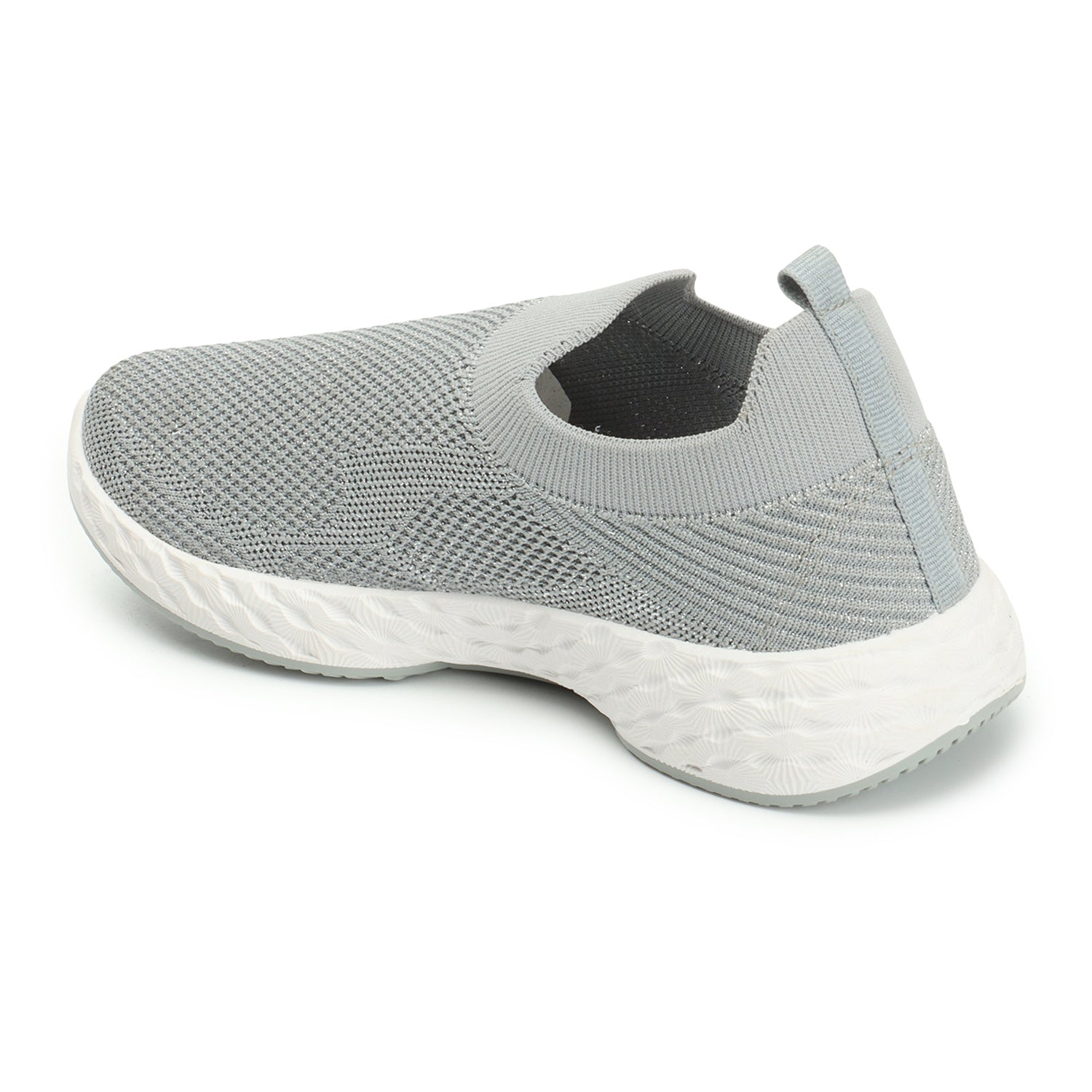 Women Woven Design Lightweight Slip On Sneakers