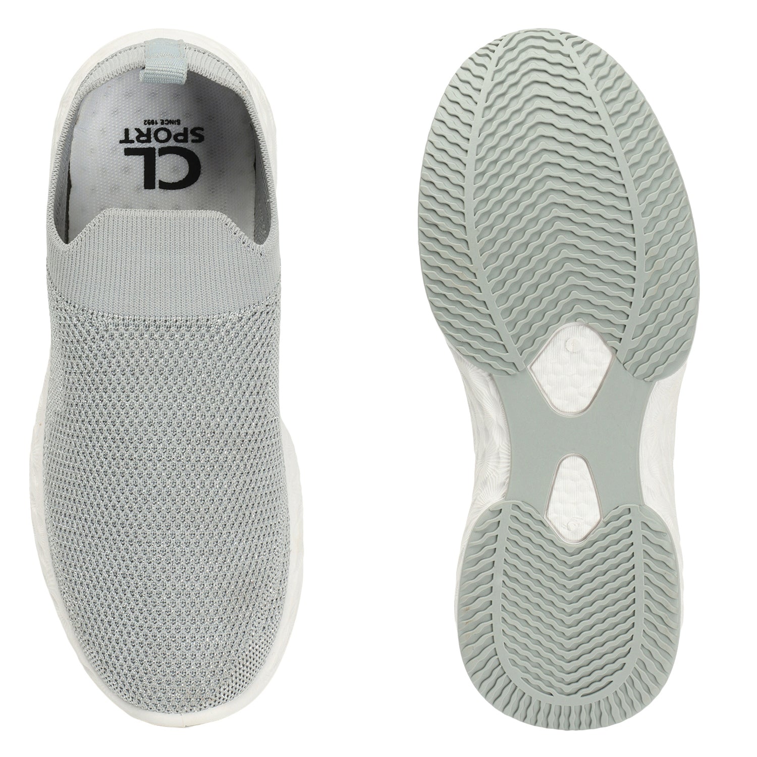 Women Woven Design Lightweight Slip On Sneakers