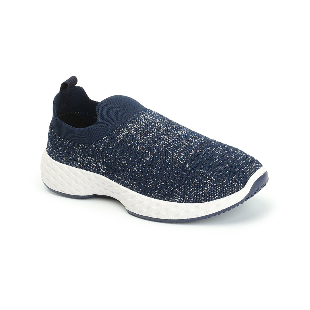 Women Woven Design Lightweight Slip On Sneakers