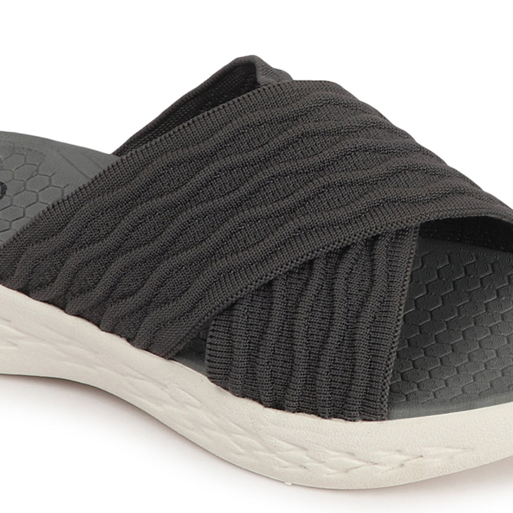 Women Criss Cross Klynit Comfort Slides