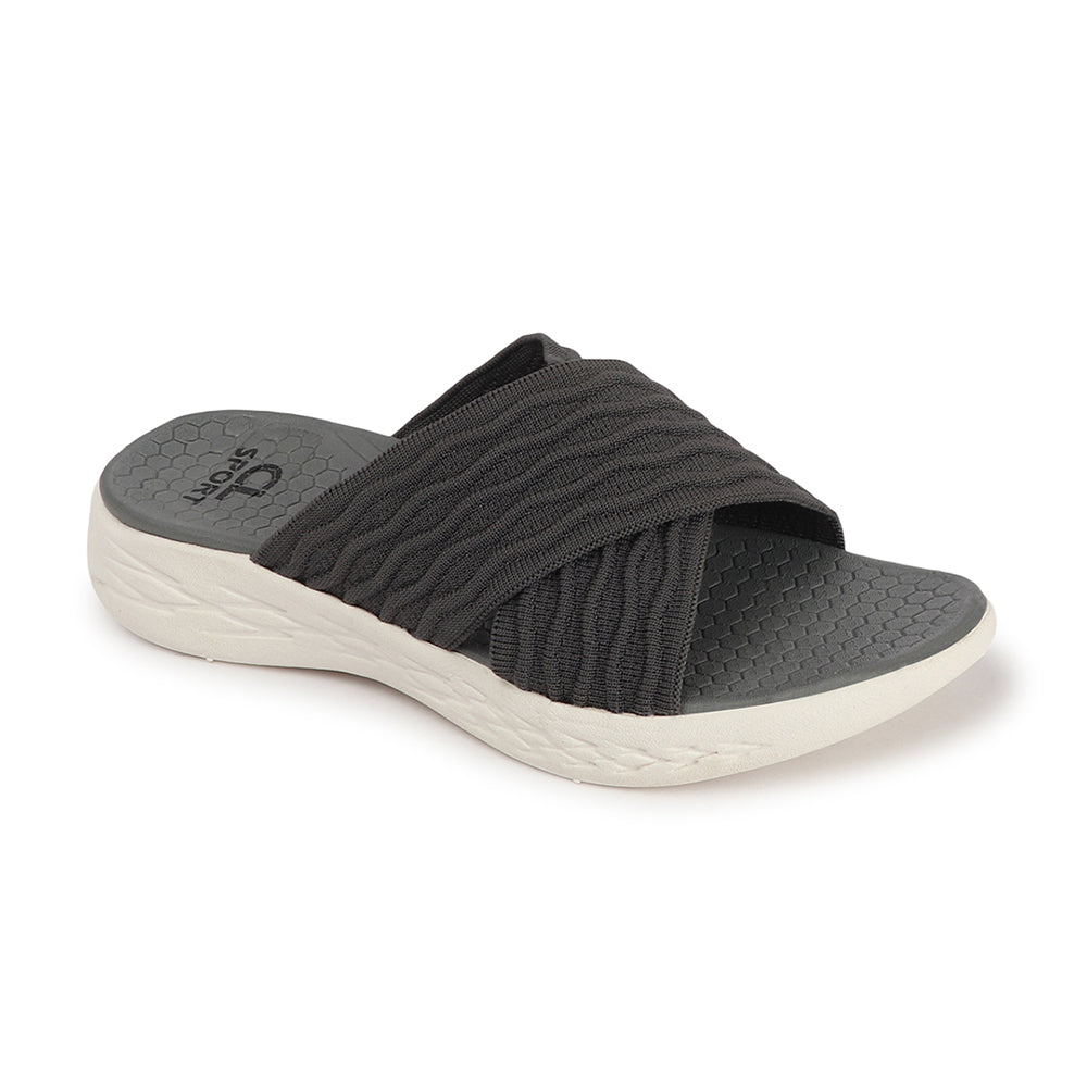 Women Criss Cross Klynit Comfort Slides