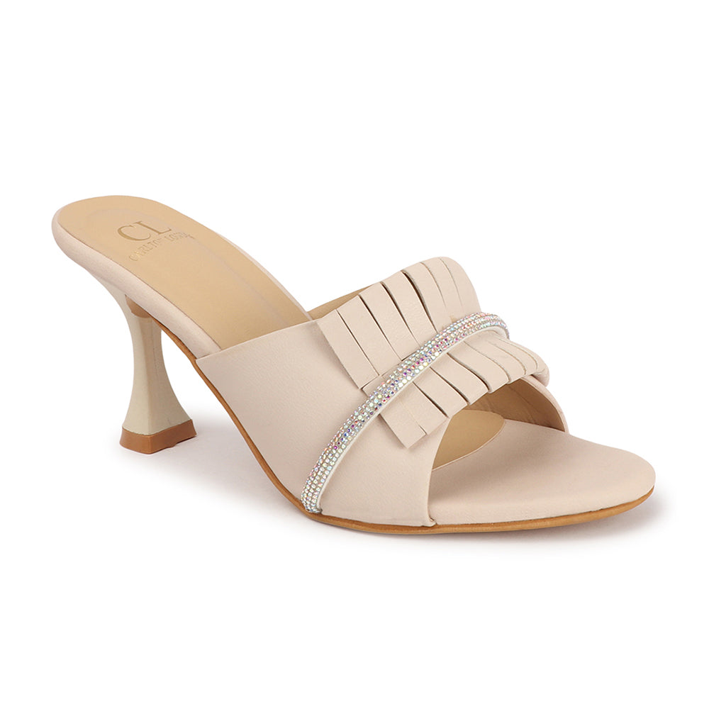 Women Embellished Party Stiletto Heel Sandals
