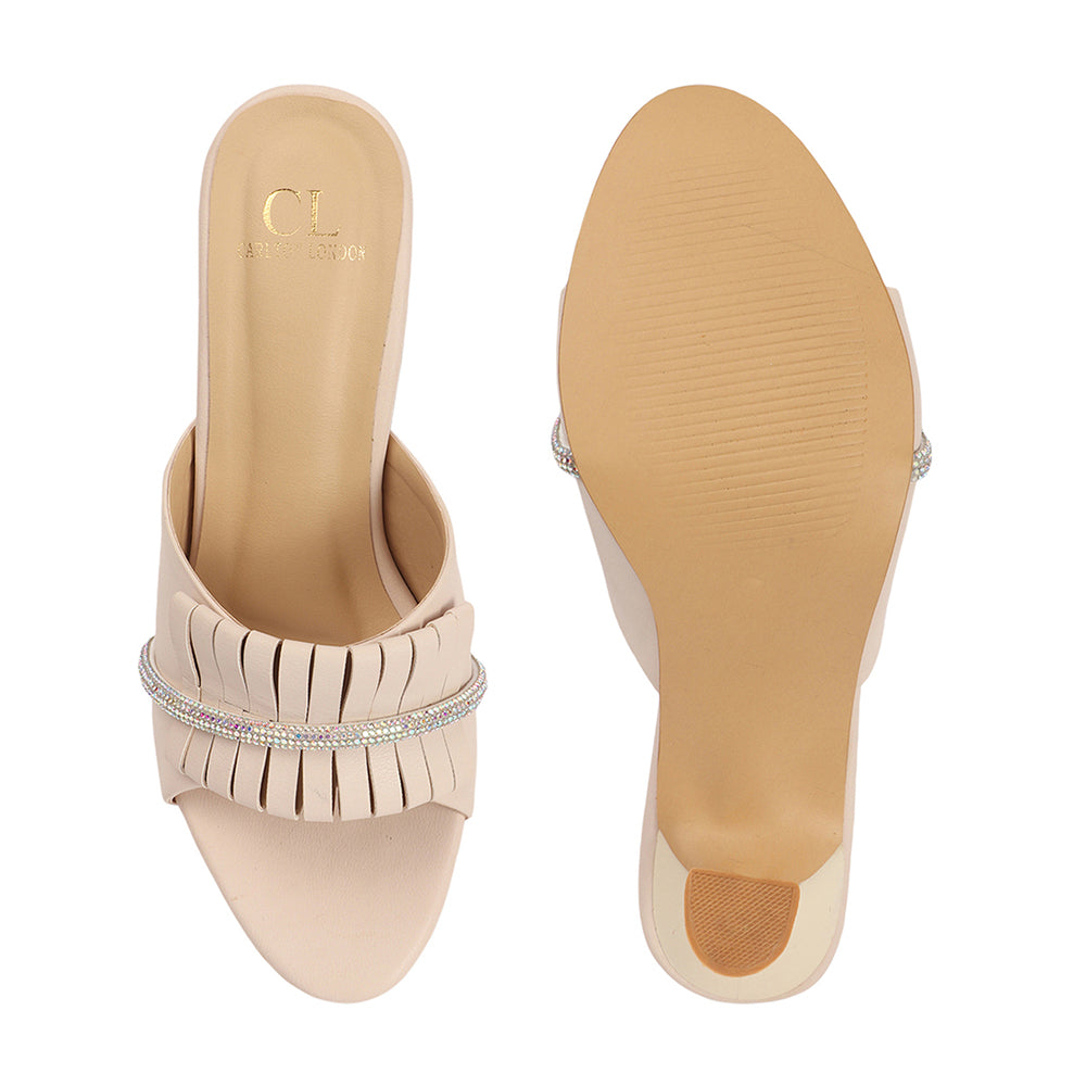 Women Embellished Party Stiletto Heel Sandals