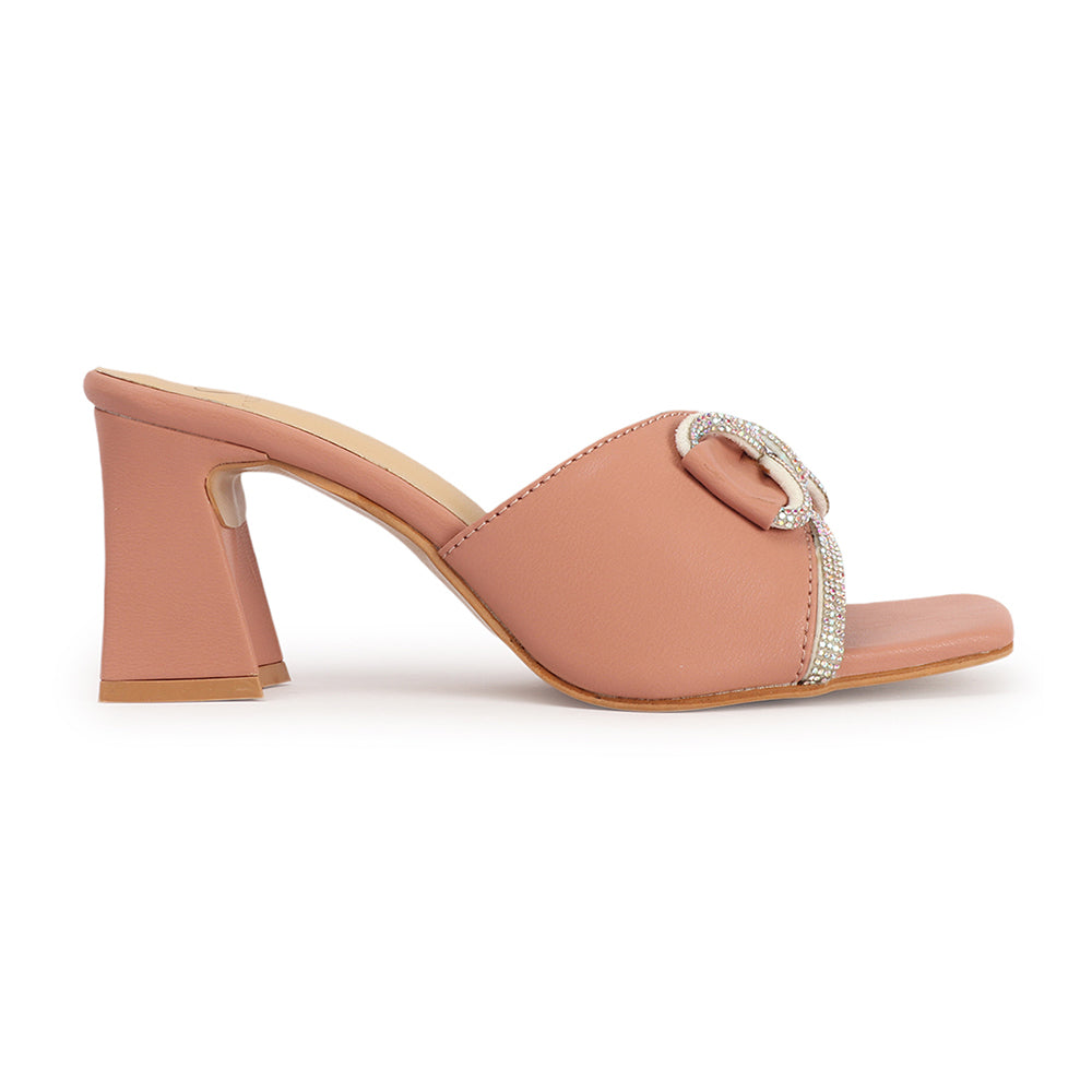 Women Embellished Party Block Heel Sandals