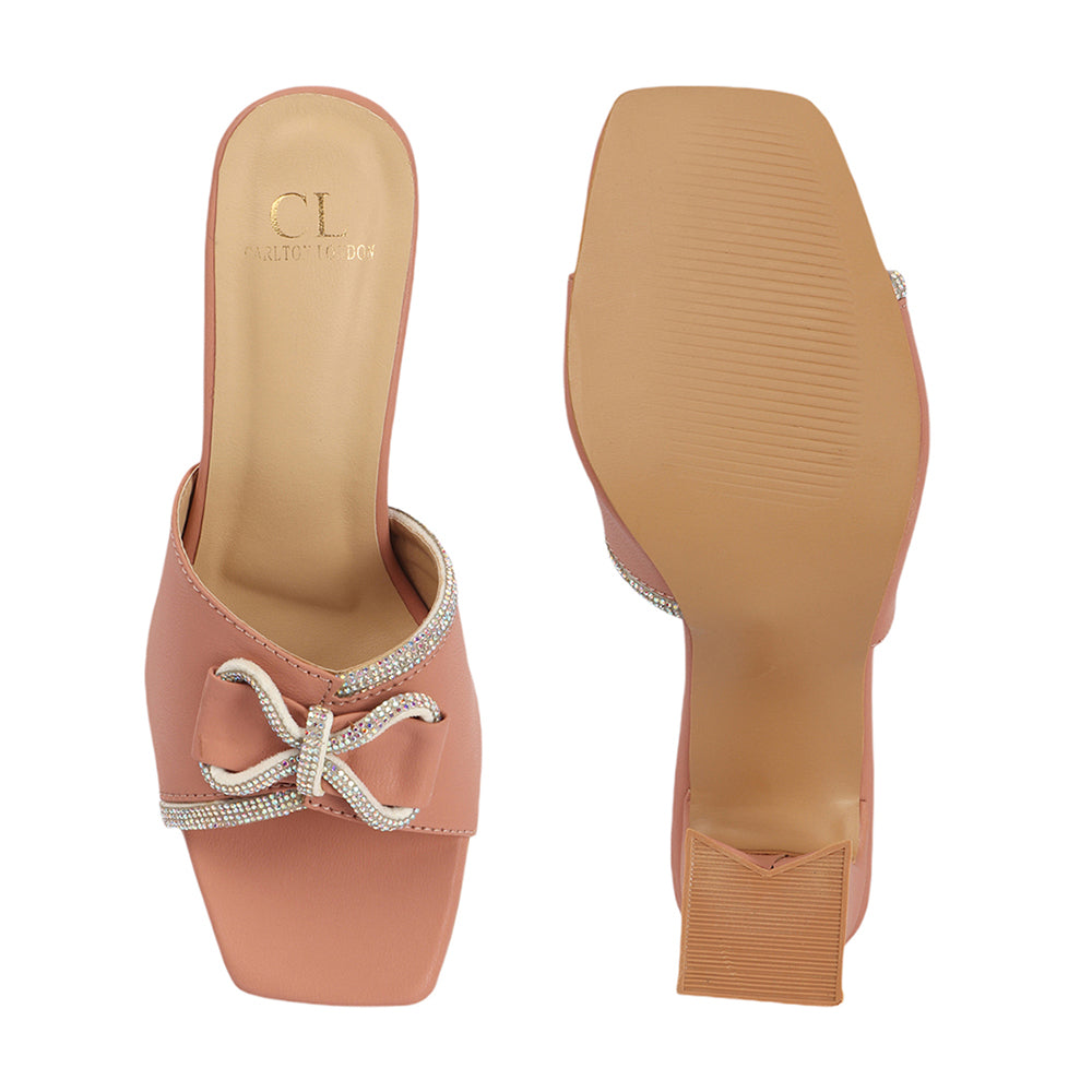 Women Embellished Party Block Heel Sandals