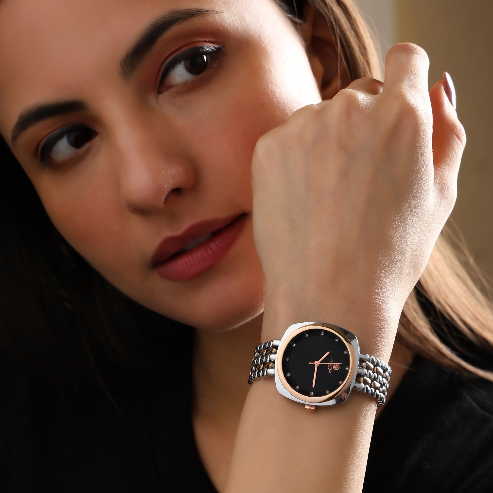 Women Celeste Black Analog Watch - CLW-CT-22