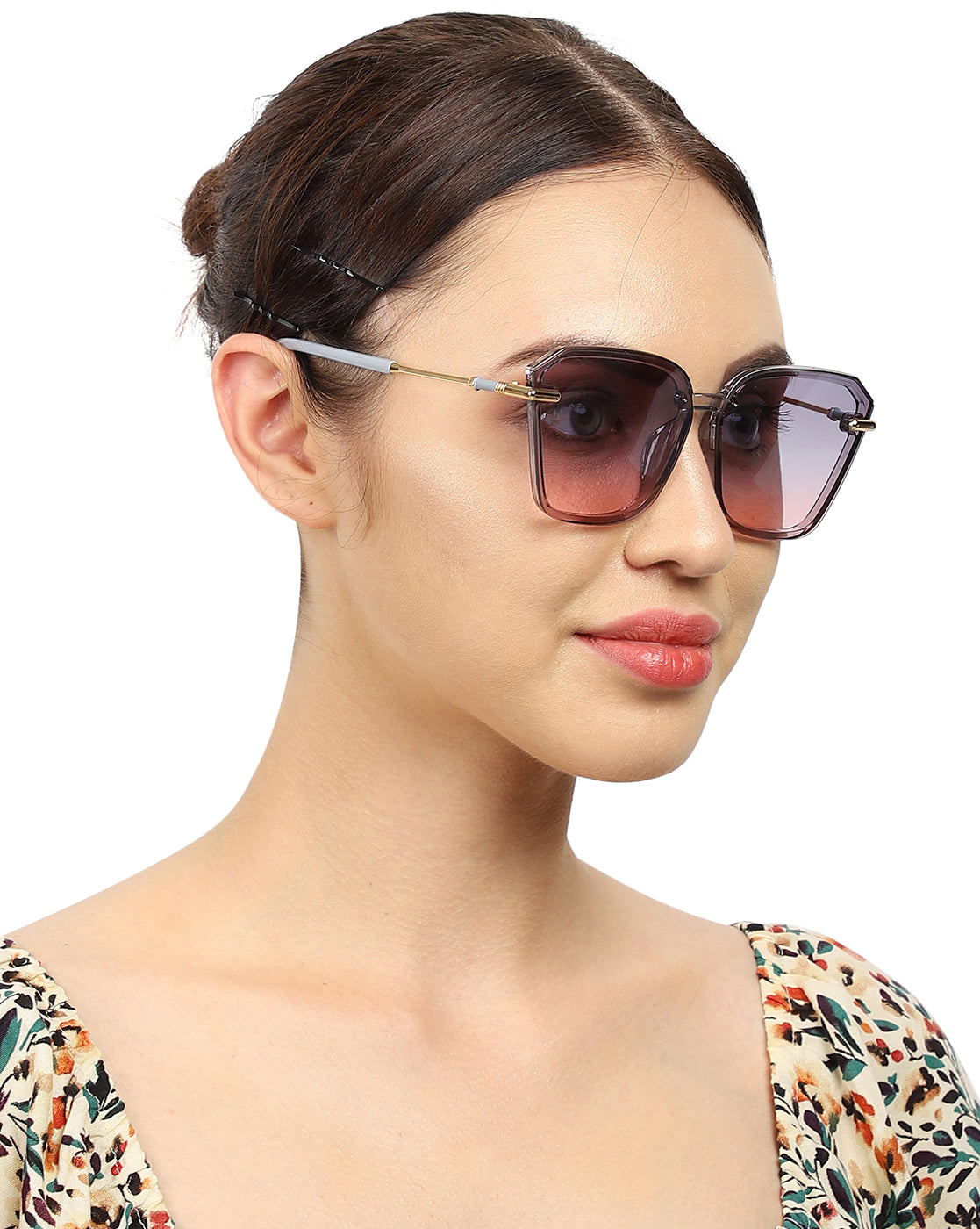 Carlton London Uv Protected Lens Oversized Sunglasses For Women