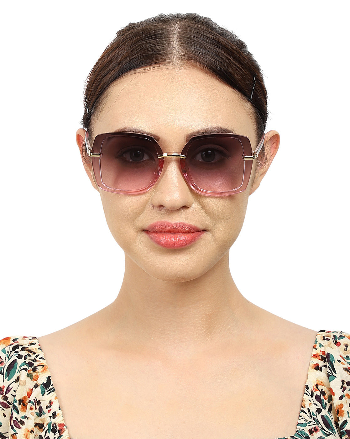 Carlton London Uv Protected Lens Oversized Sunglasses For Women