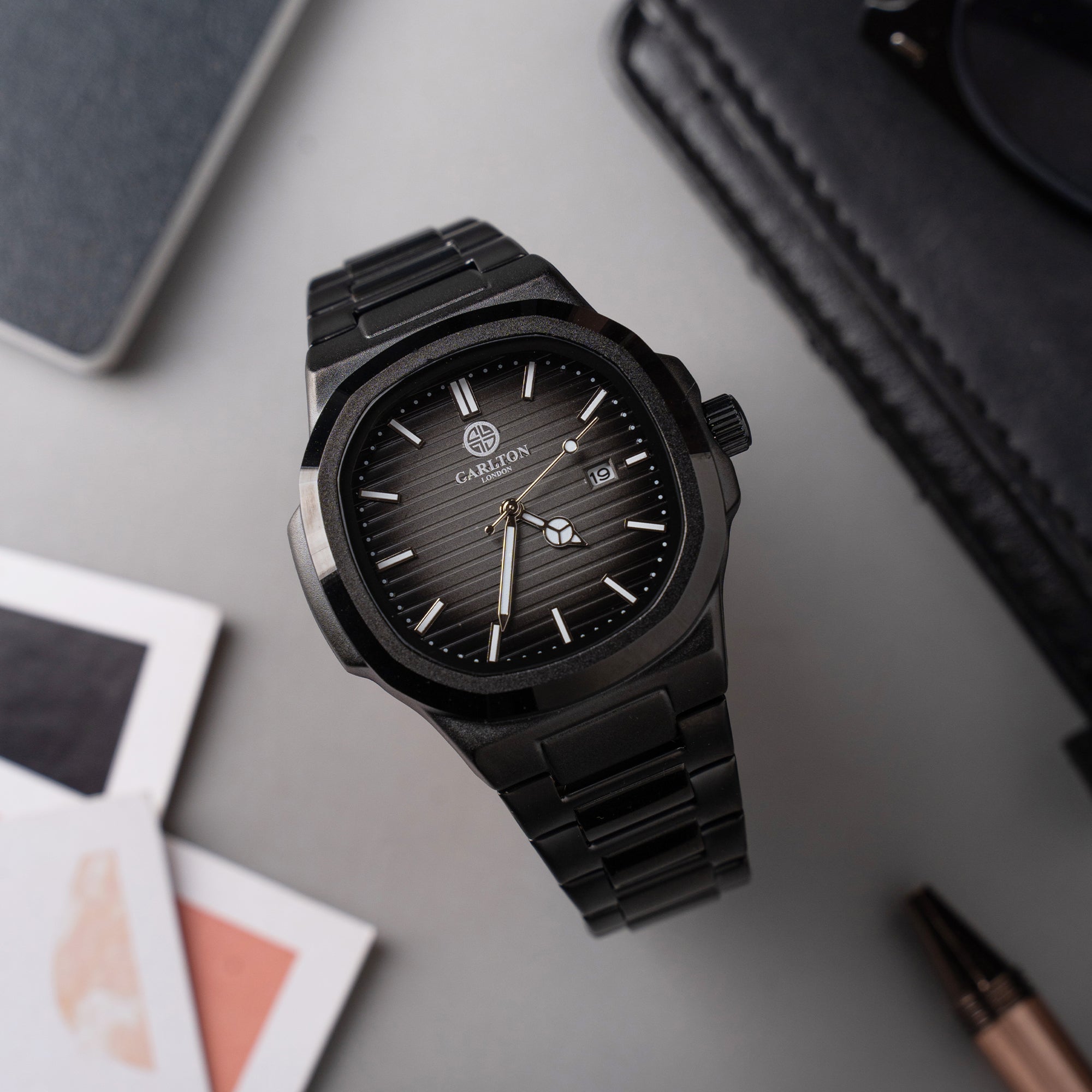 Arthur Men Analog Black Black Watch -CLSBLKNM