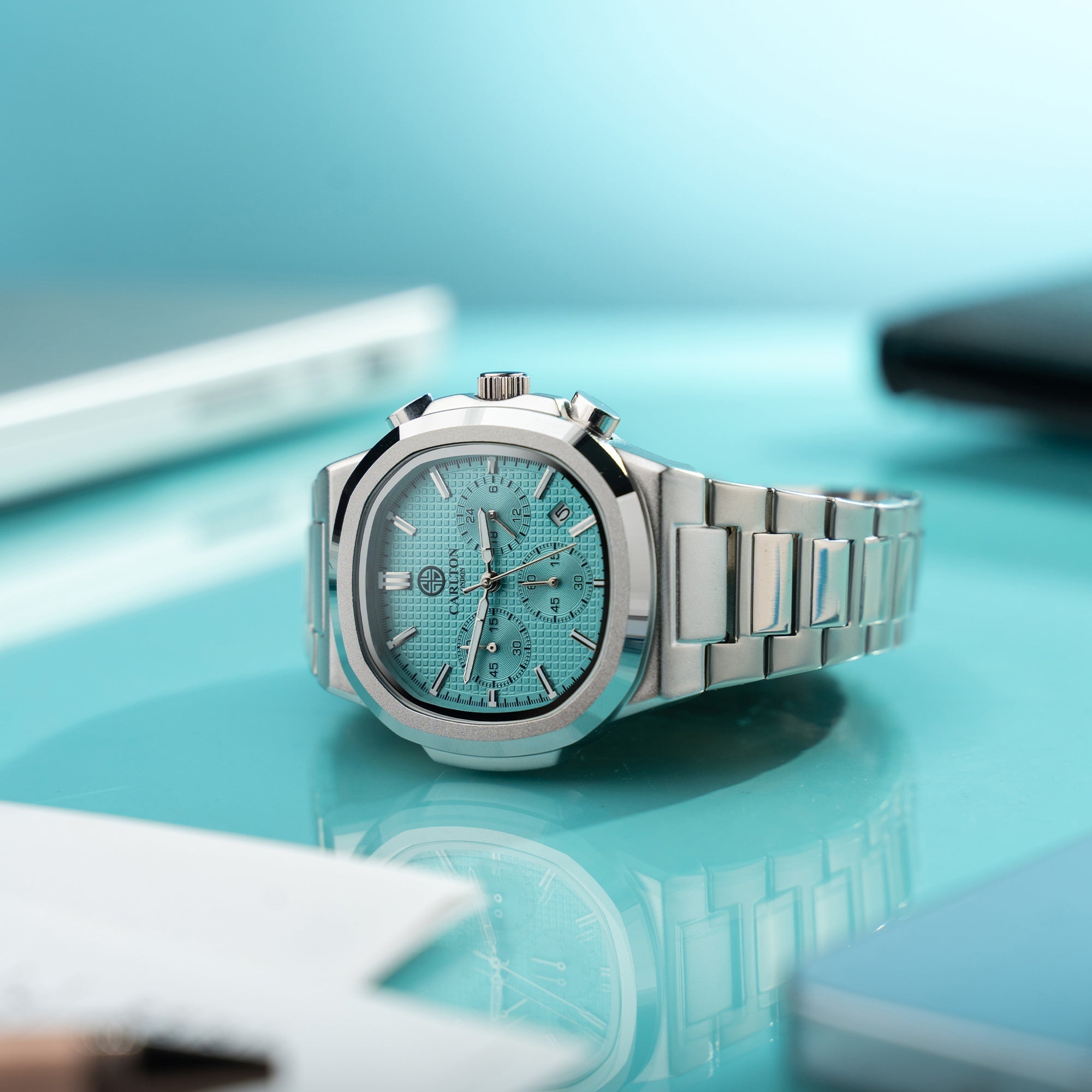 Parker Men Analog Blue Watch -CLSTFBLUM
