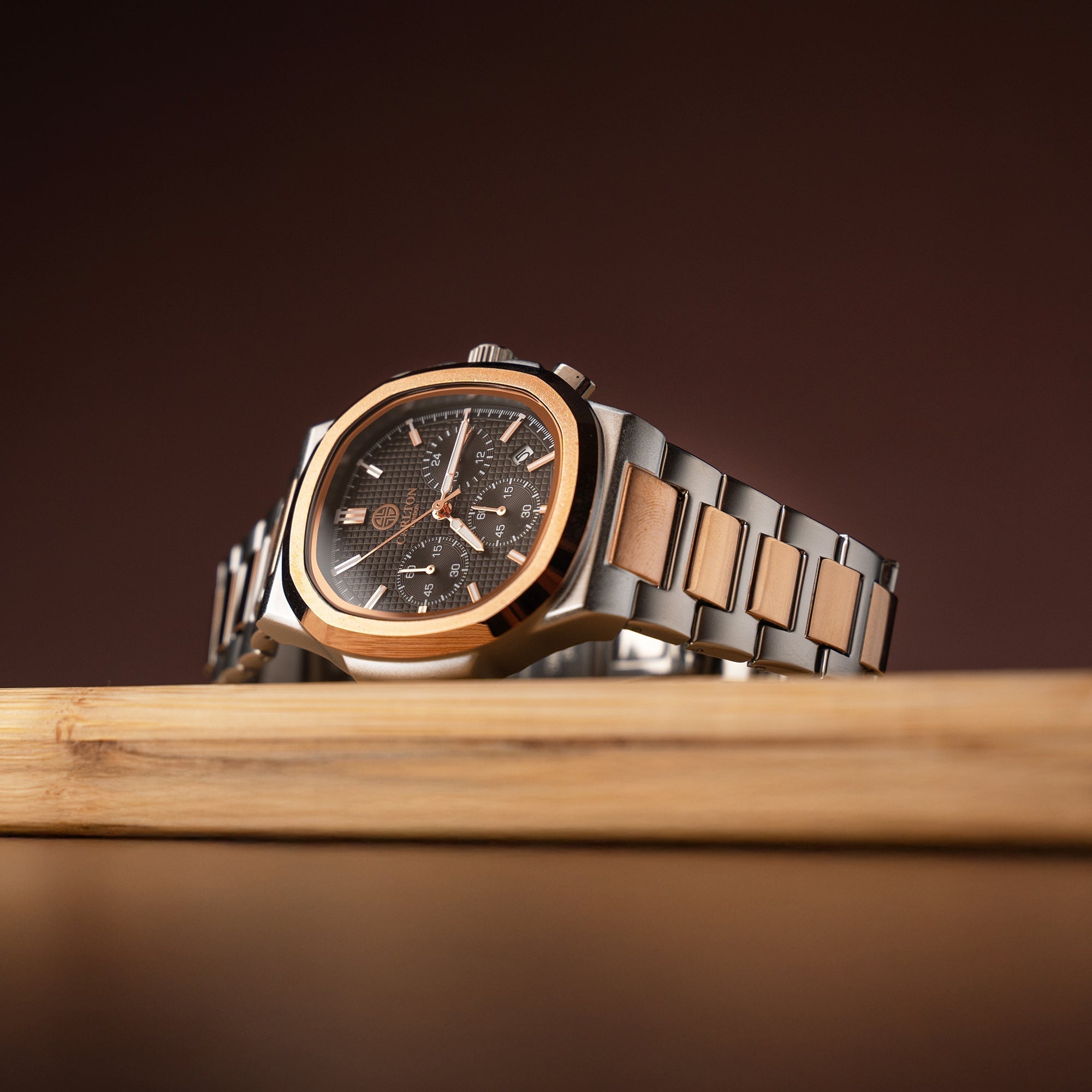 Parker Men Analog Black Watch -CLSDTBLKM
