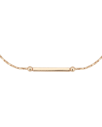 Carlton London Rose Gold Plated Bracelet For Women