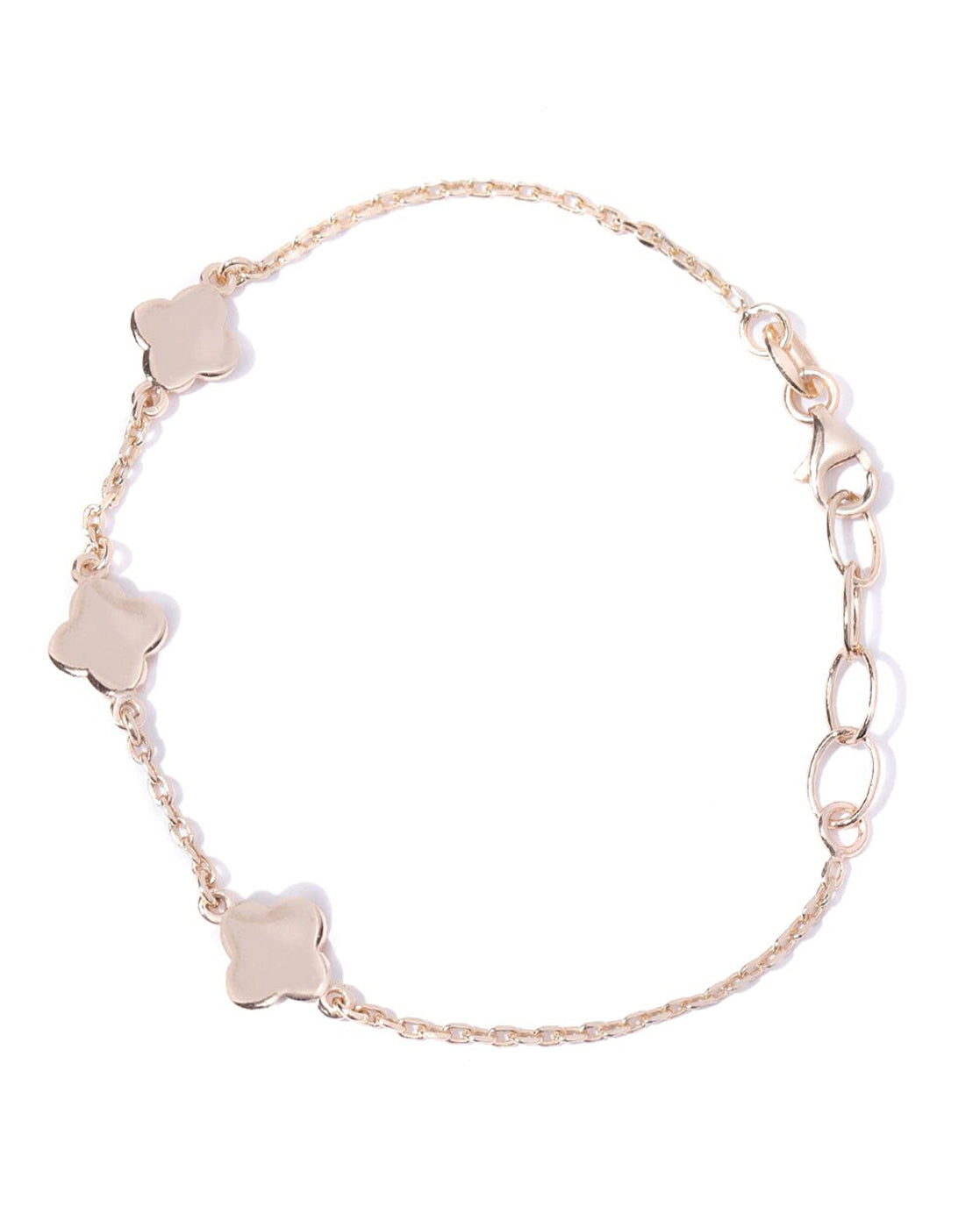 Carlton London Rose Gold Plated Bracelet For Women