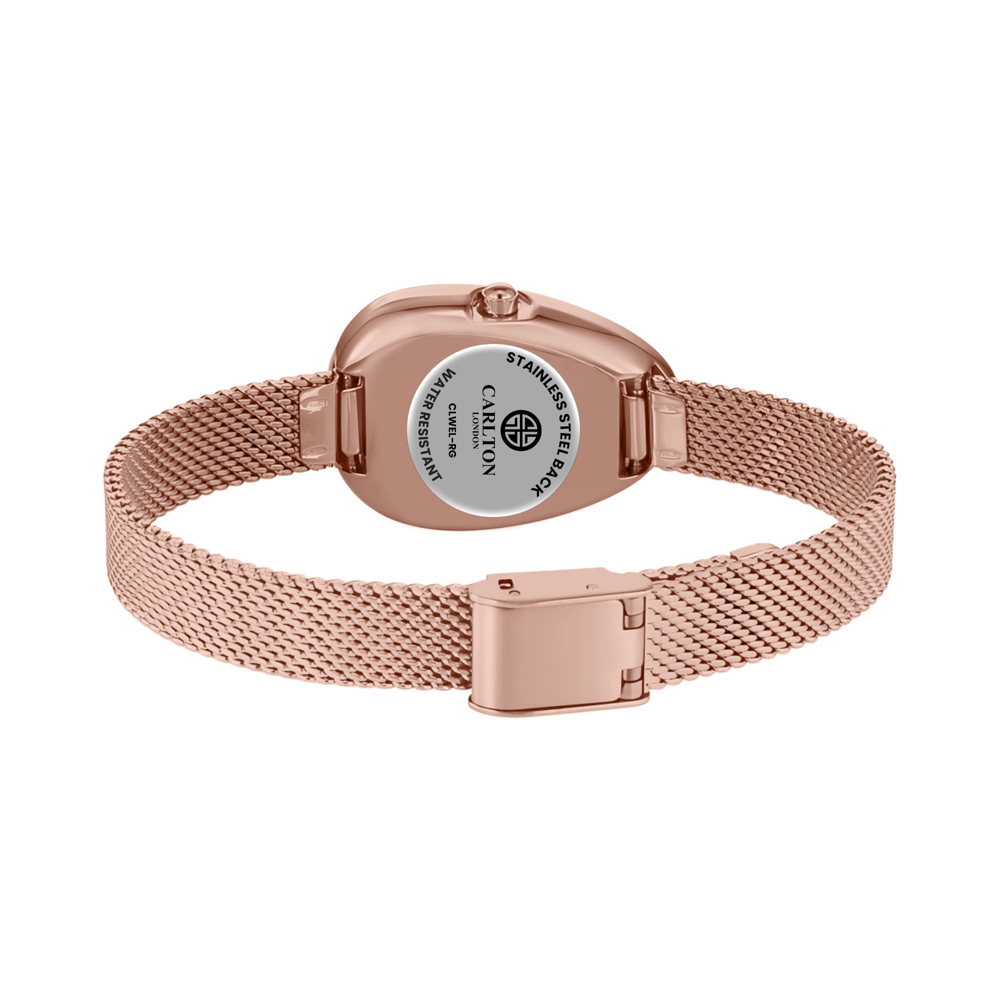 Carlton London Eleanor Women Rose Gold Stainless Steel Watch - CLWEL-RG