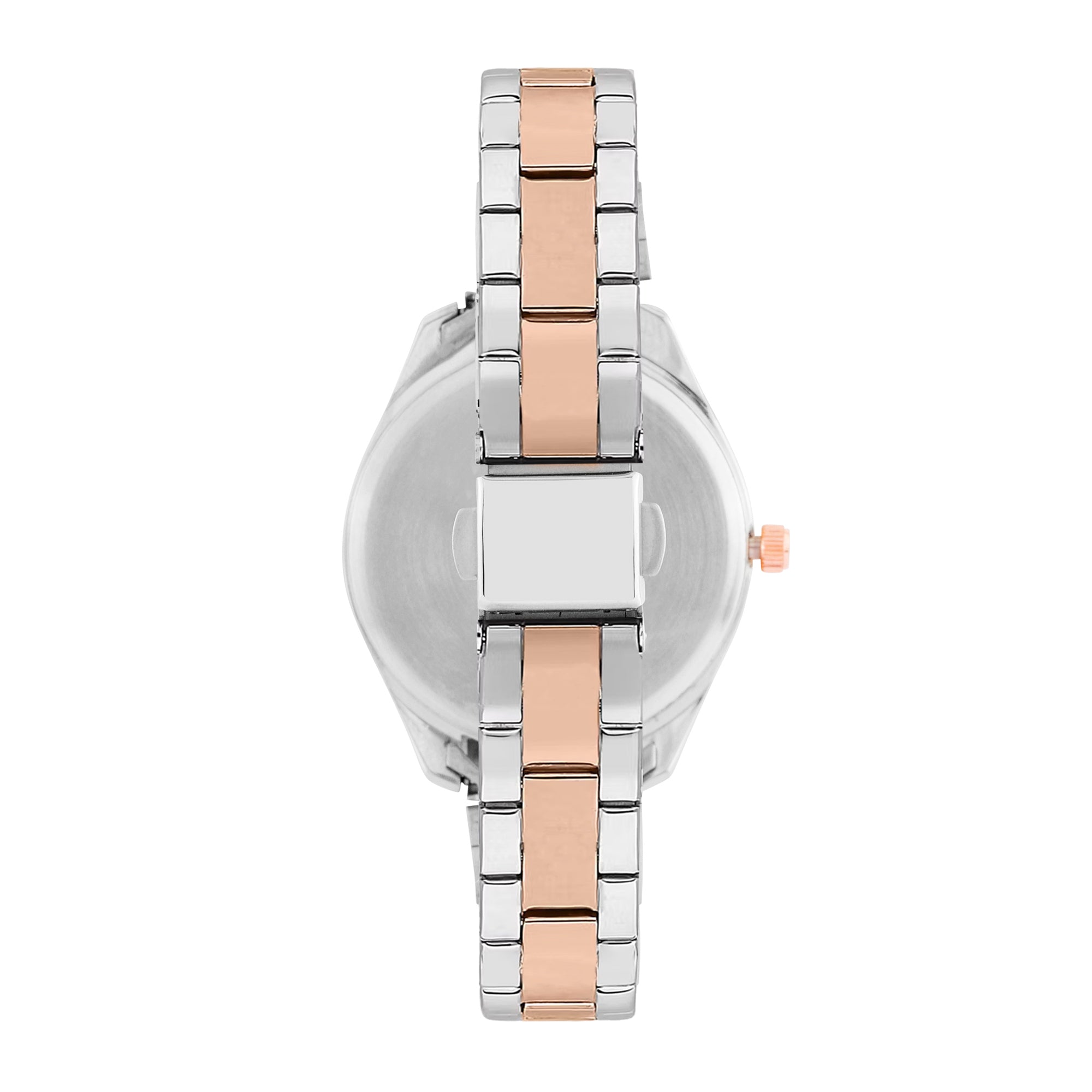 Carlton London Women Sabrina Silver/Pink Analog Watch - CLSPNK