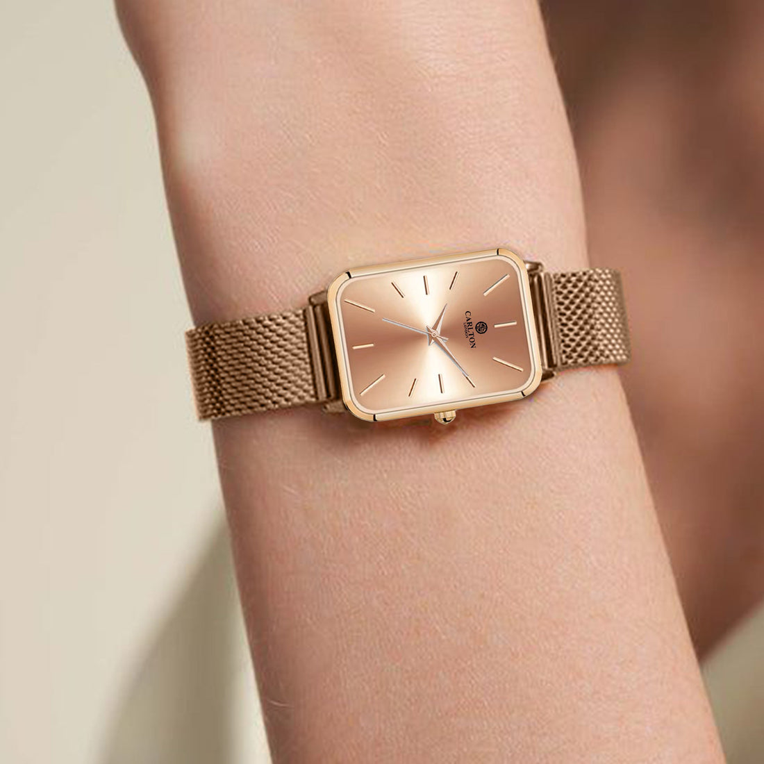 Women Diana CLDWMS-06 Analog Rose Gold Stainless Steel Mesh - Watch