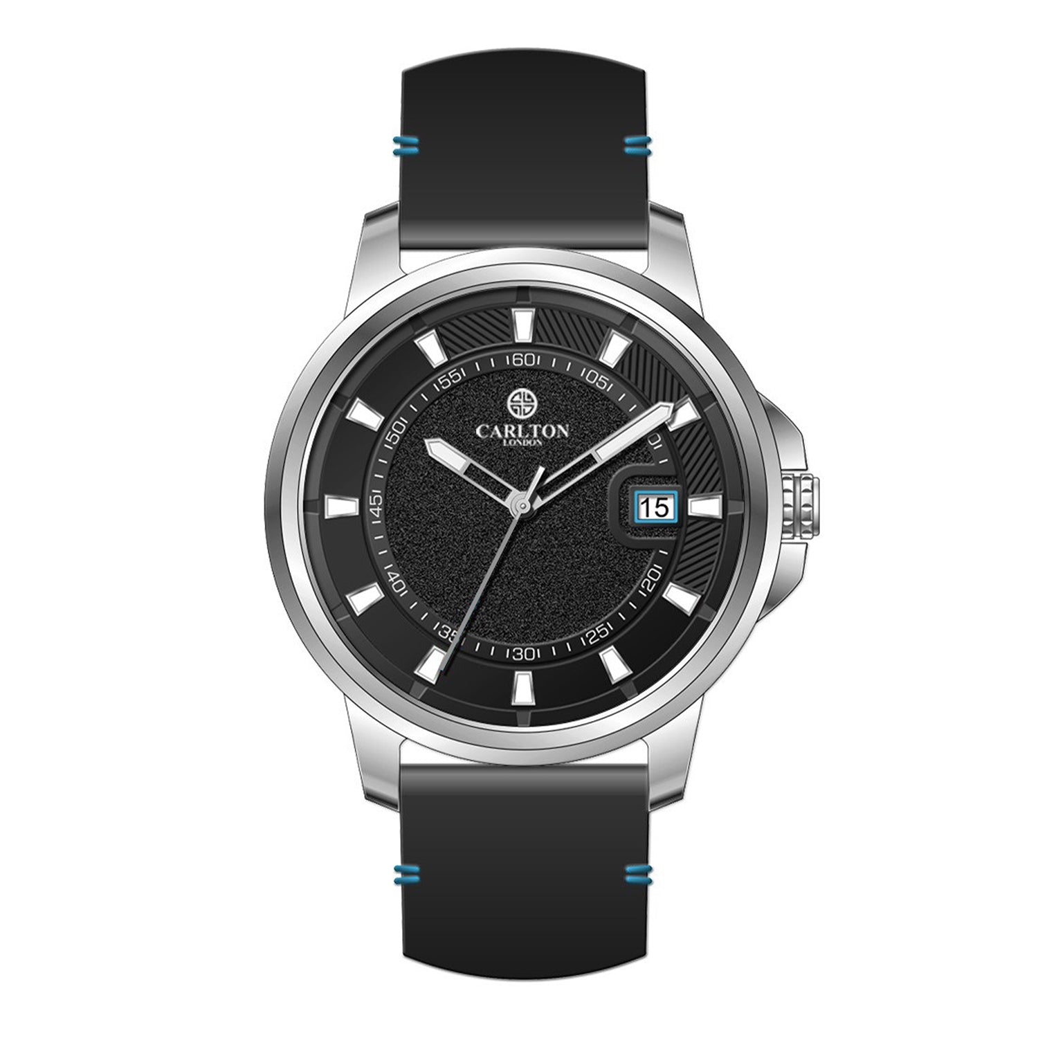 Duke Men Analog Black Watch -CLLSBLK – Carlton London Online