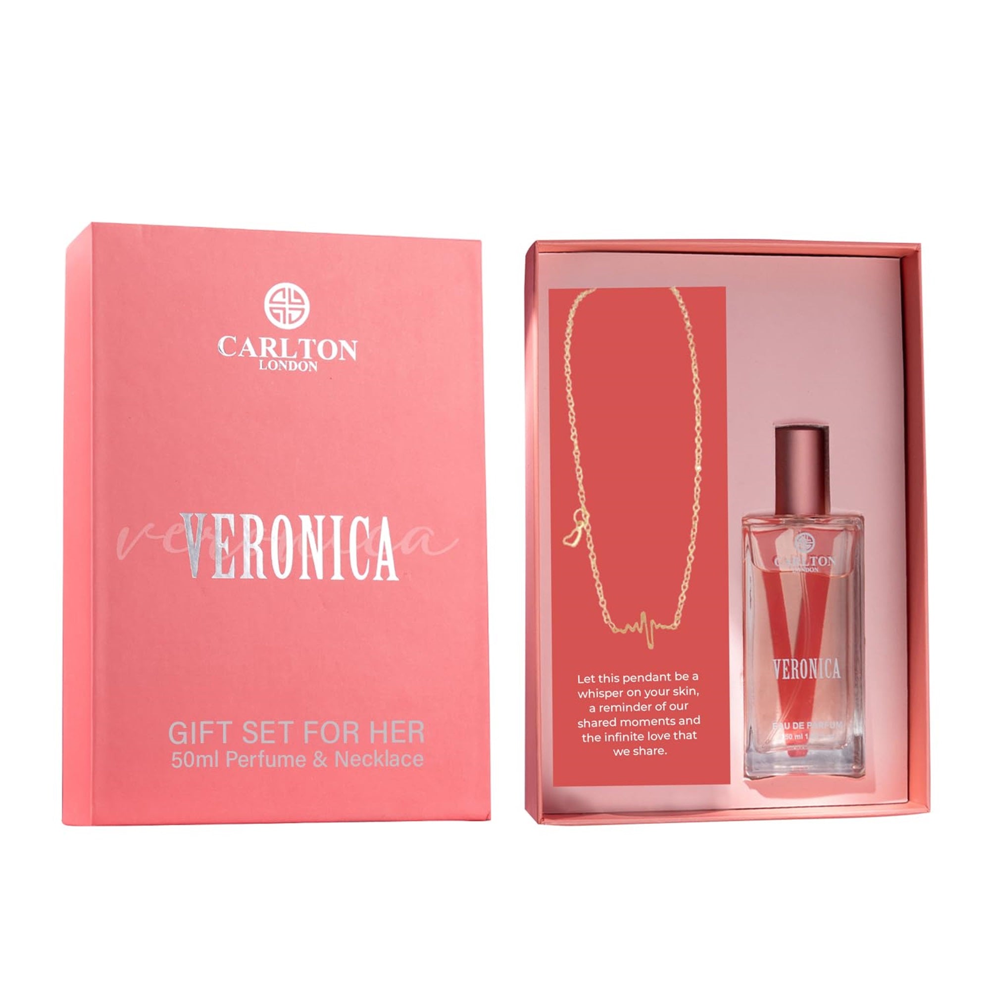 Veronica Women Gift Set With Necklace  Edp - 50Ml