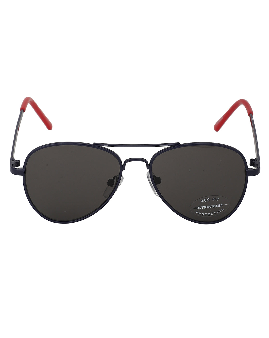 Carlton London Black Lens & Blue Aviator Sunglasses With Uv Protected Lens For Boy