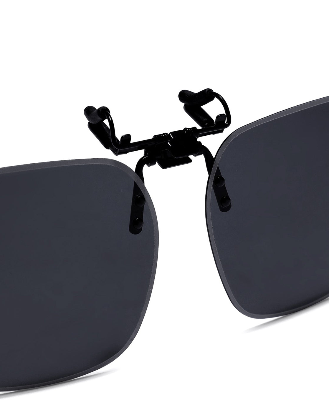 Rectangle Sunglass Clip with UV Protected and Polarized Lens