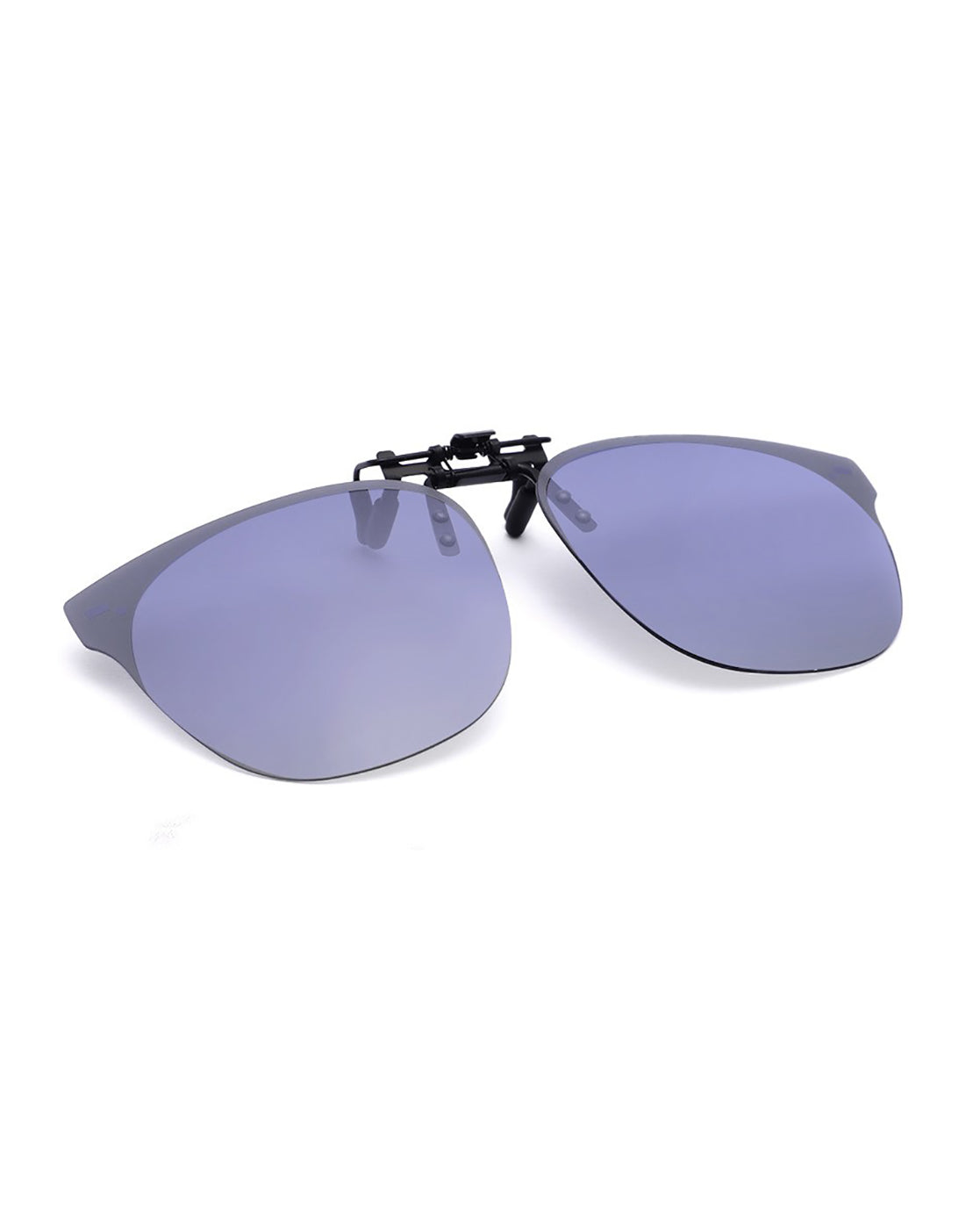Black & Grey Toned Polarised Lens Sunglass Clip for unisex