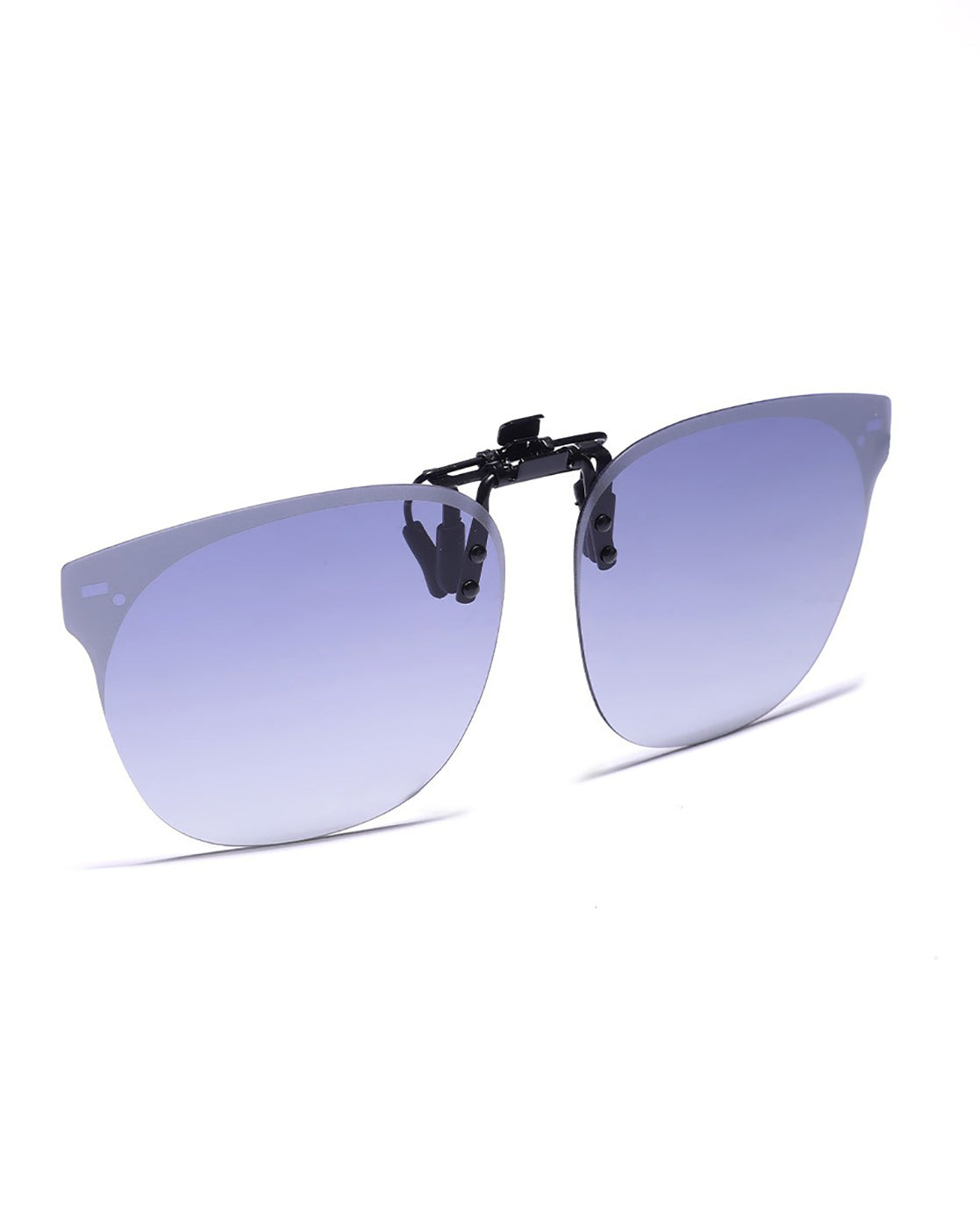 Black & Grey Toned Polarised Lens Sunglass Clip for unisex