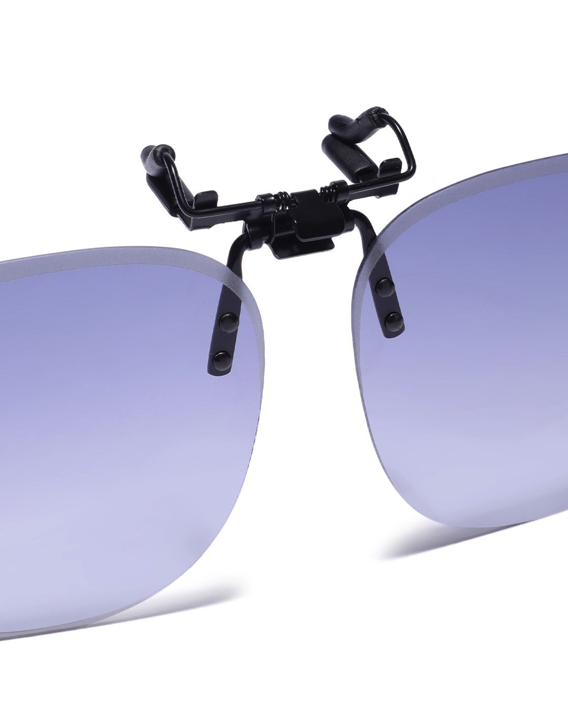 Black & Grey Toned Polarised Lens Sunglass Clip for unisex