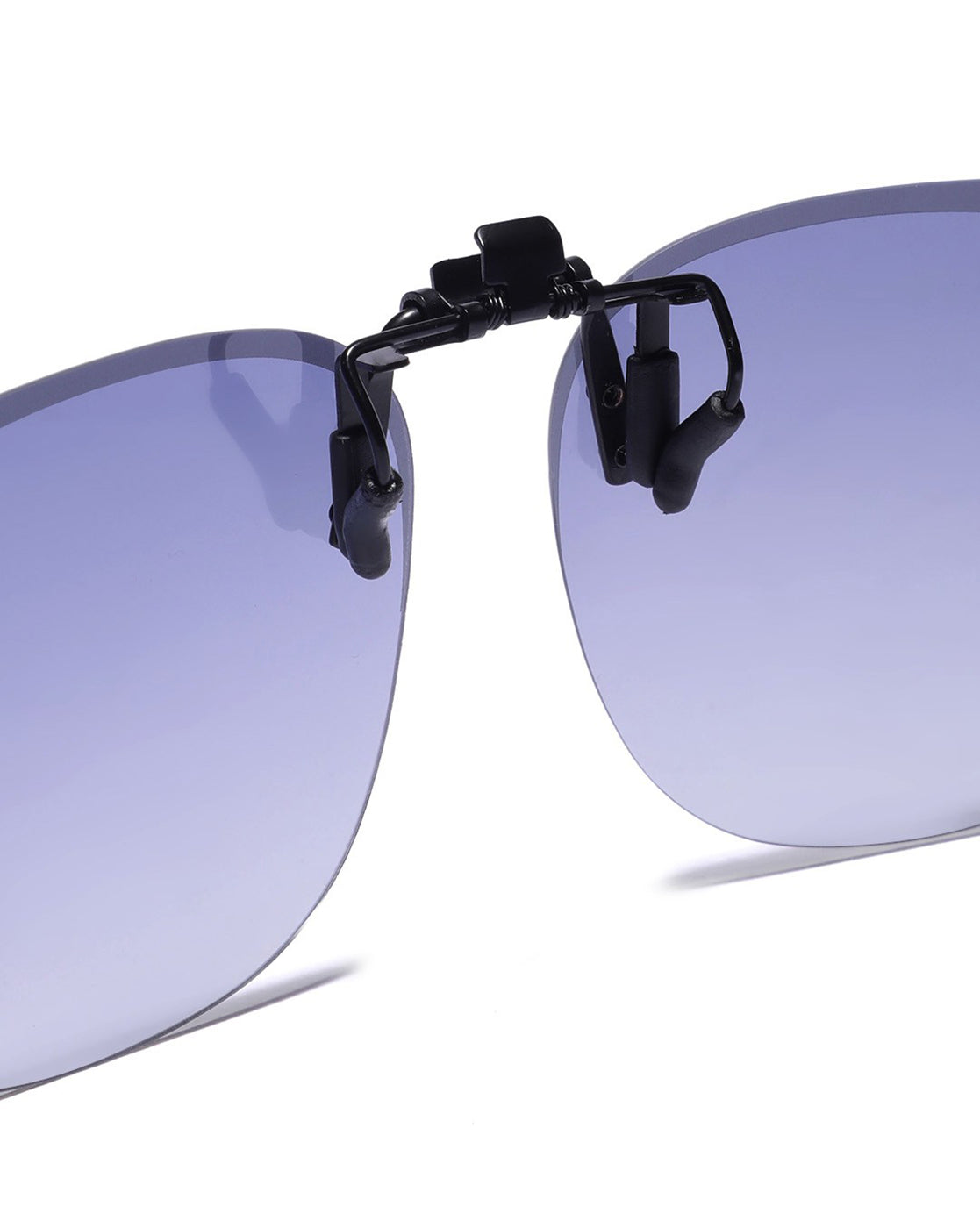 Black & Grey Toned Polarised Lens Sunglass Clip for unisex