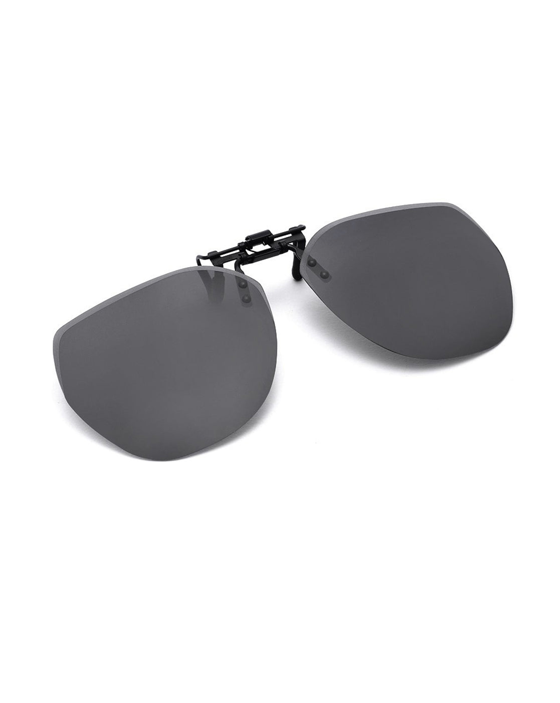 Black & Grey Toned Polarised Lens Sunglass Clip for unisex