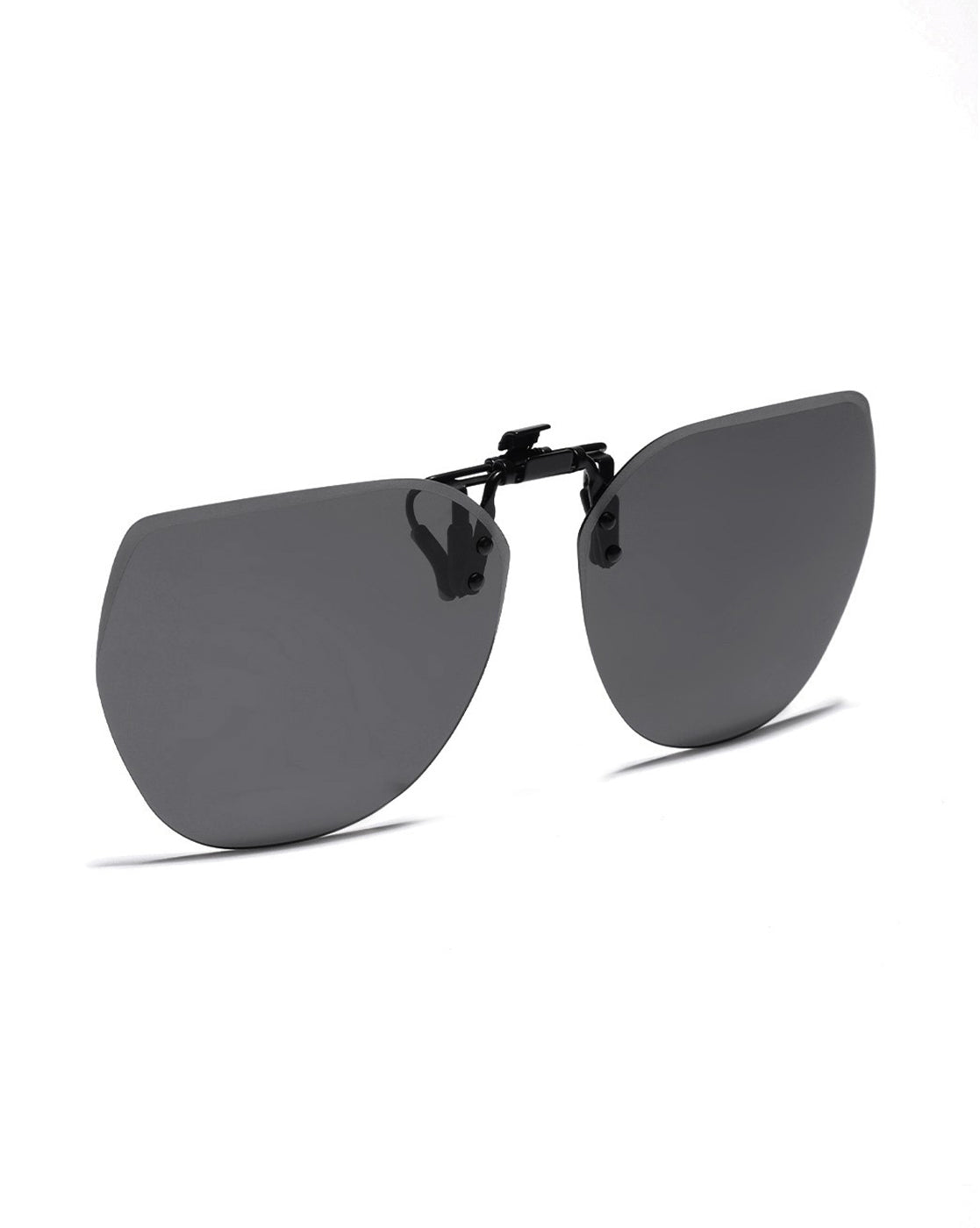 Black & Grey Toned Polarised Lens Sunglass Clip for unisex