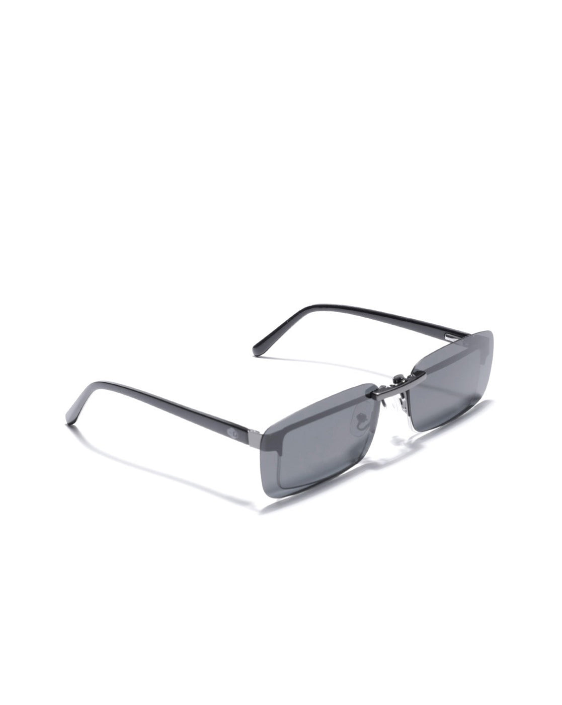 Black Toned Polarised Lens Sunglass Clip for unisex
