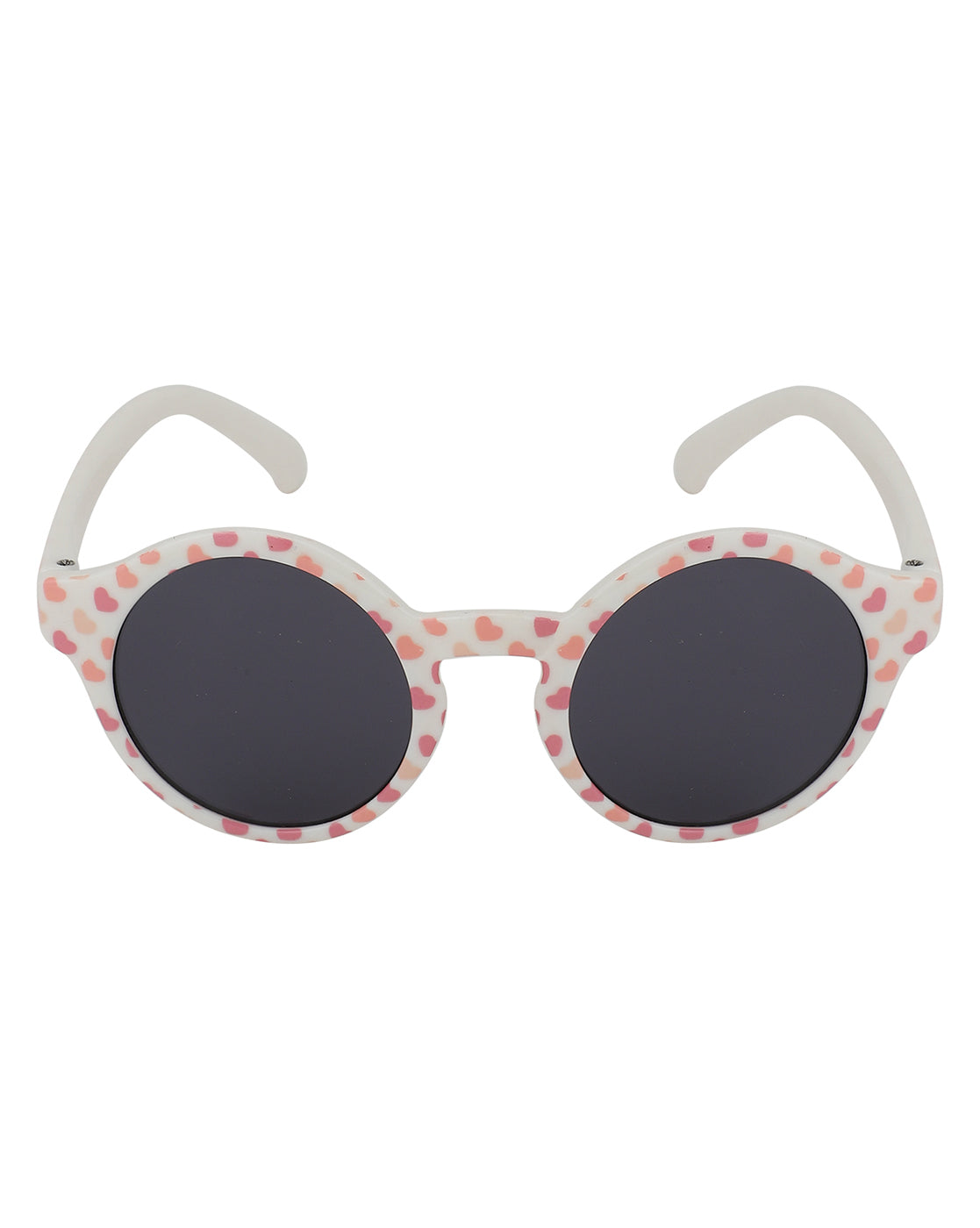 Carlton London Black Lens & Pink Round Sunglasses For Girl