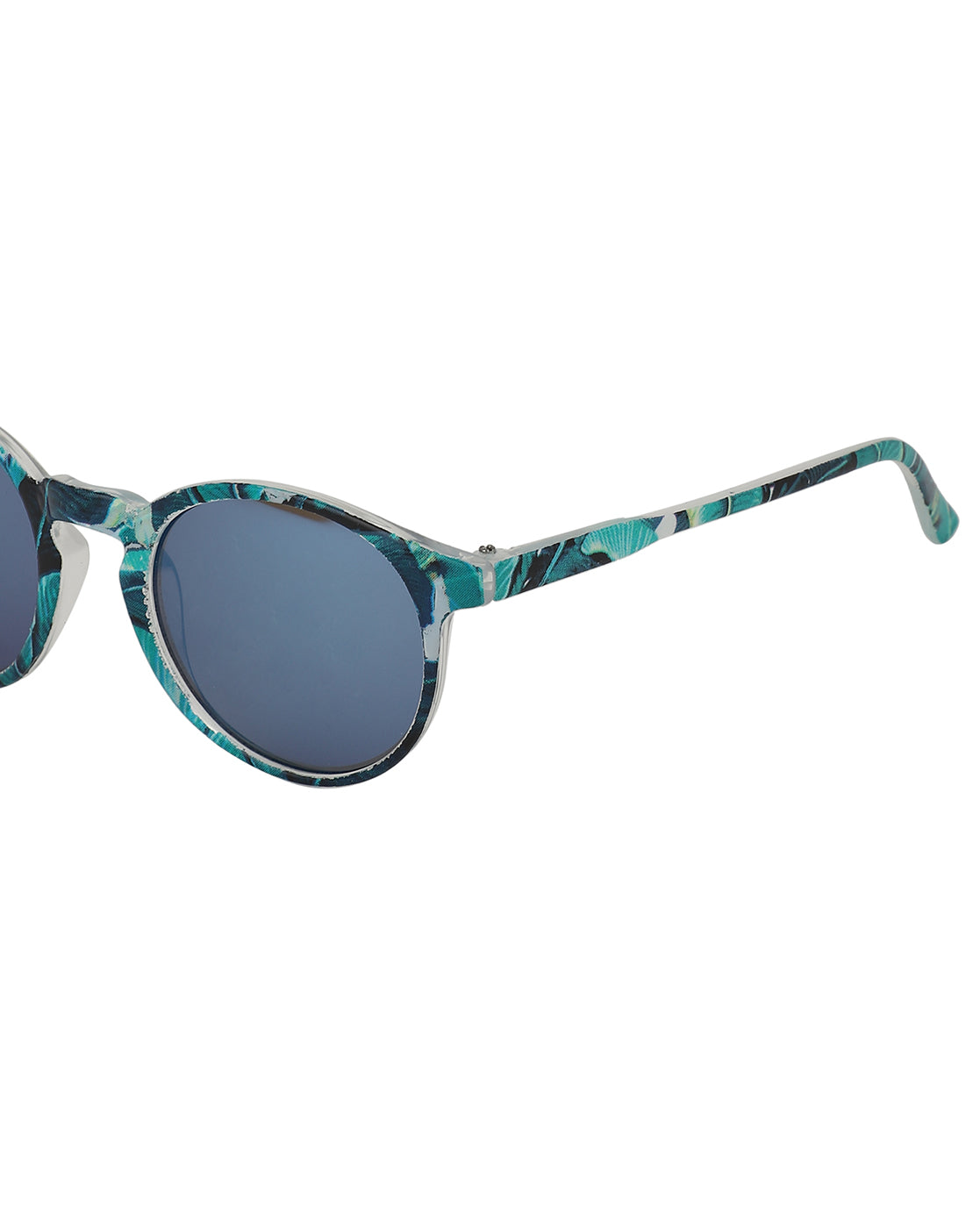 Carlton London Blue Lens & Green Cateye Sunglasses For Girl