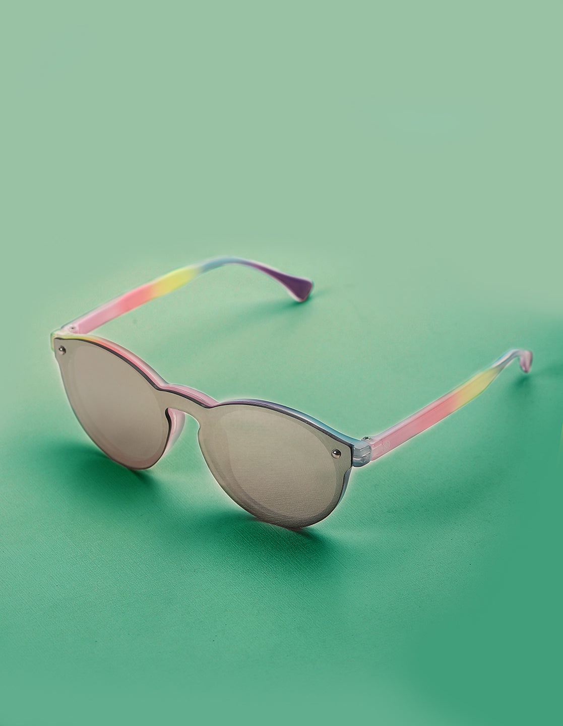 Carlton London Yellow Lens & Pink Round Sunglasses For Girl