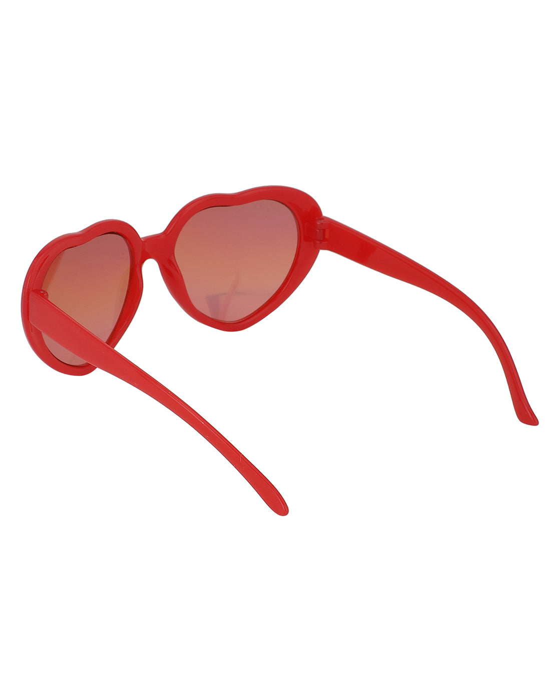 Carlton London Yellow & Red Heart Shape Sunglasses For Girl