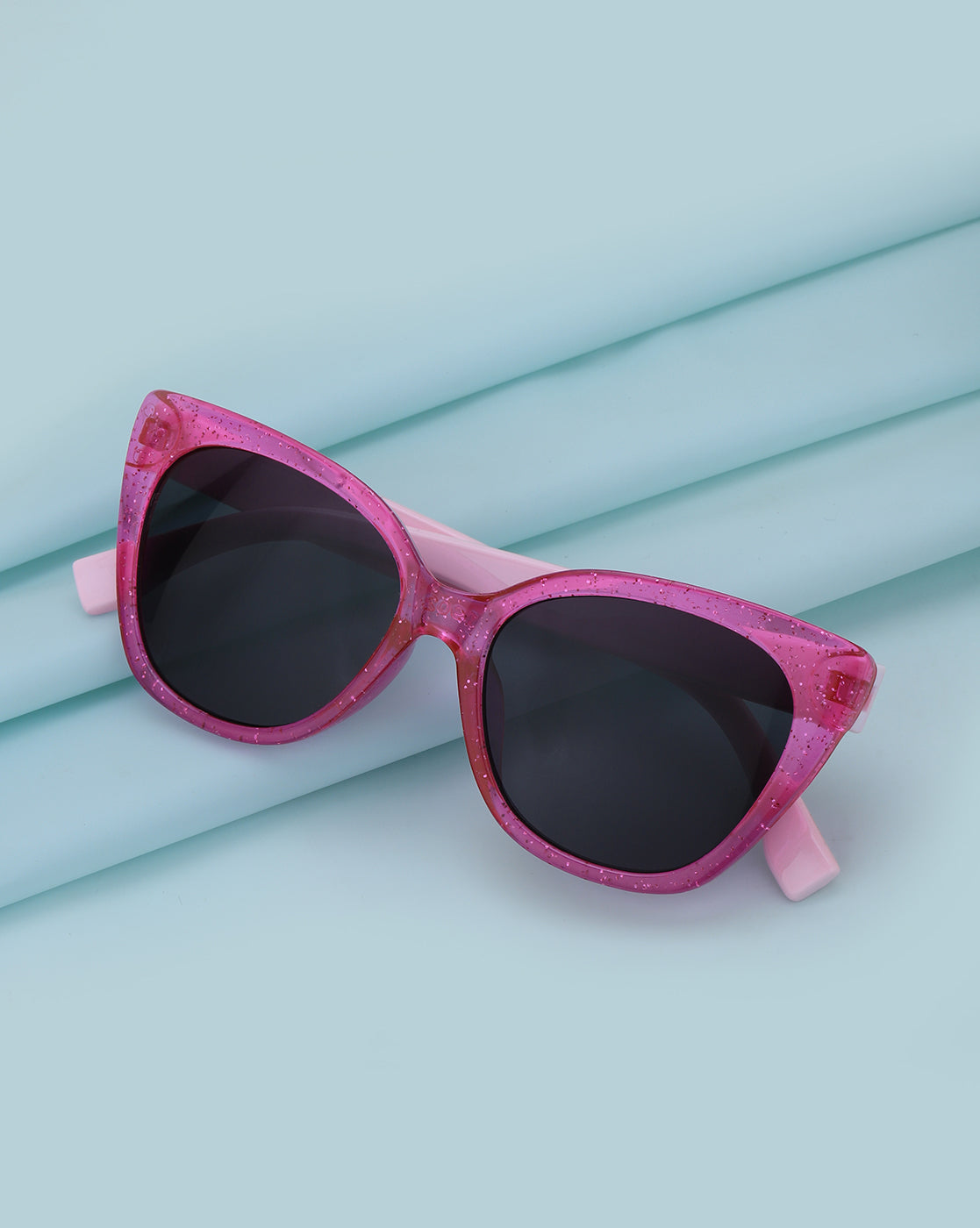 Pink Toned UV Protected Lens Butterfly Sunglass for girl