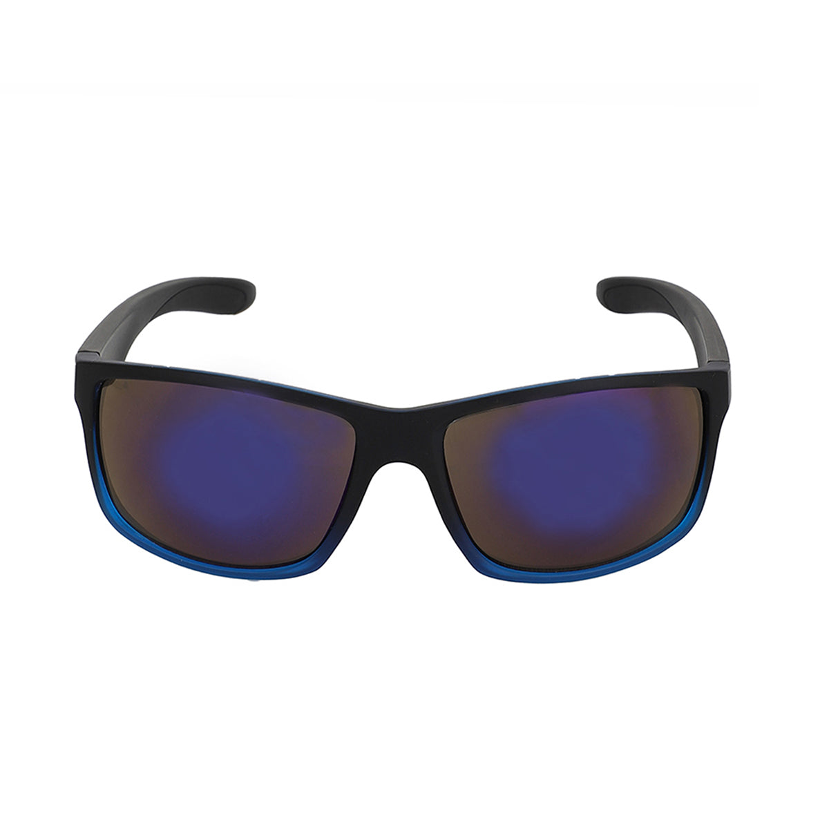 Carlton London Black & Blue Toned Uv Protected Sports Sunglasses For Men