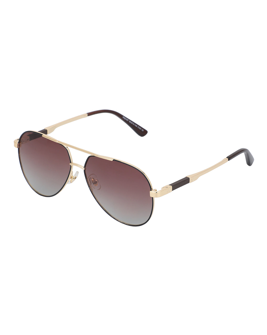 Premium Gold with Brown Toned & Polarised Lens Aviator Sunglass for men