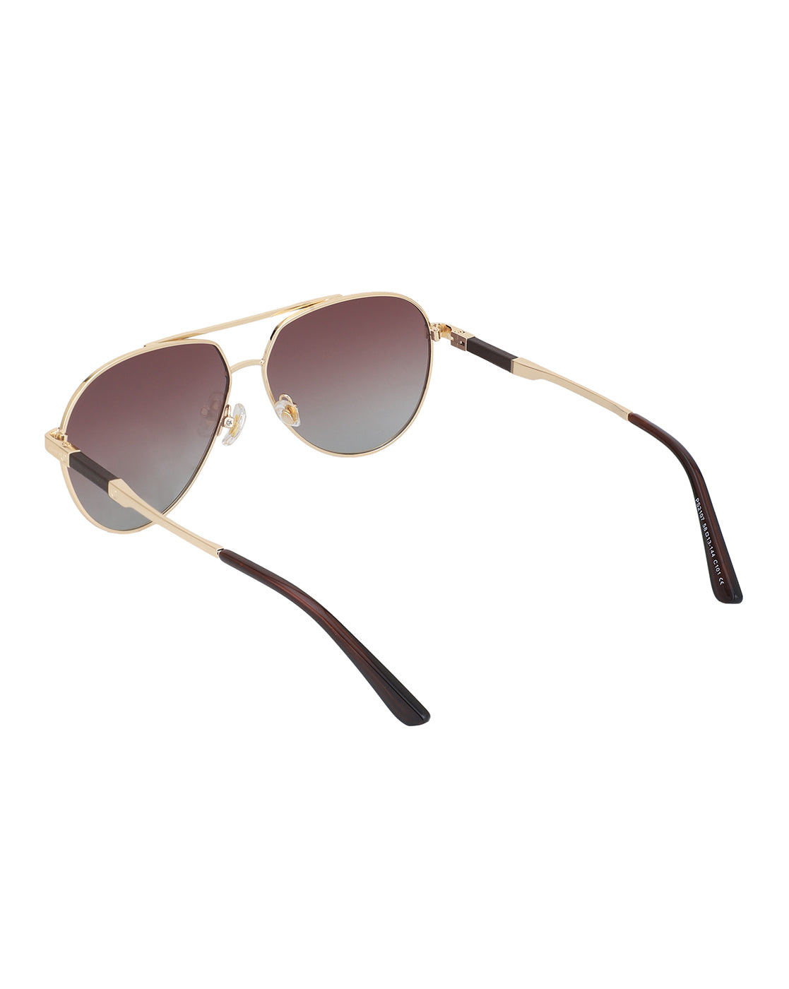 Premium Gold with Brown Toned & Polarised Lens Aviator Sunglass for men