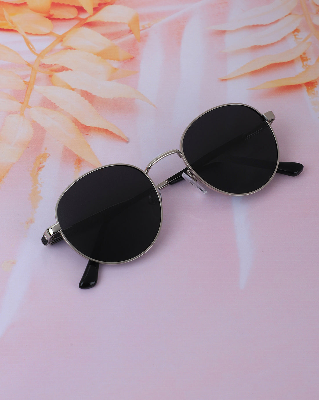 Premium Silver with Black Toned & Polarised Lens Oval Sunglass for unisex