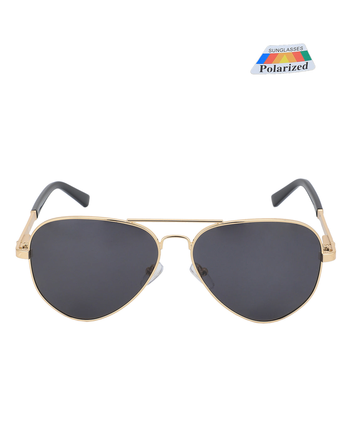 Premium Gold with Black Toned Polarised Lens Aviator Sunglass for me Carlton London Online