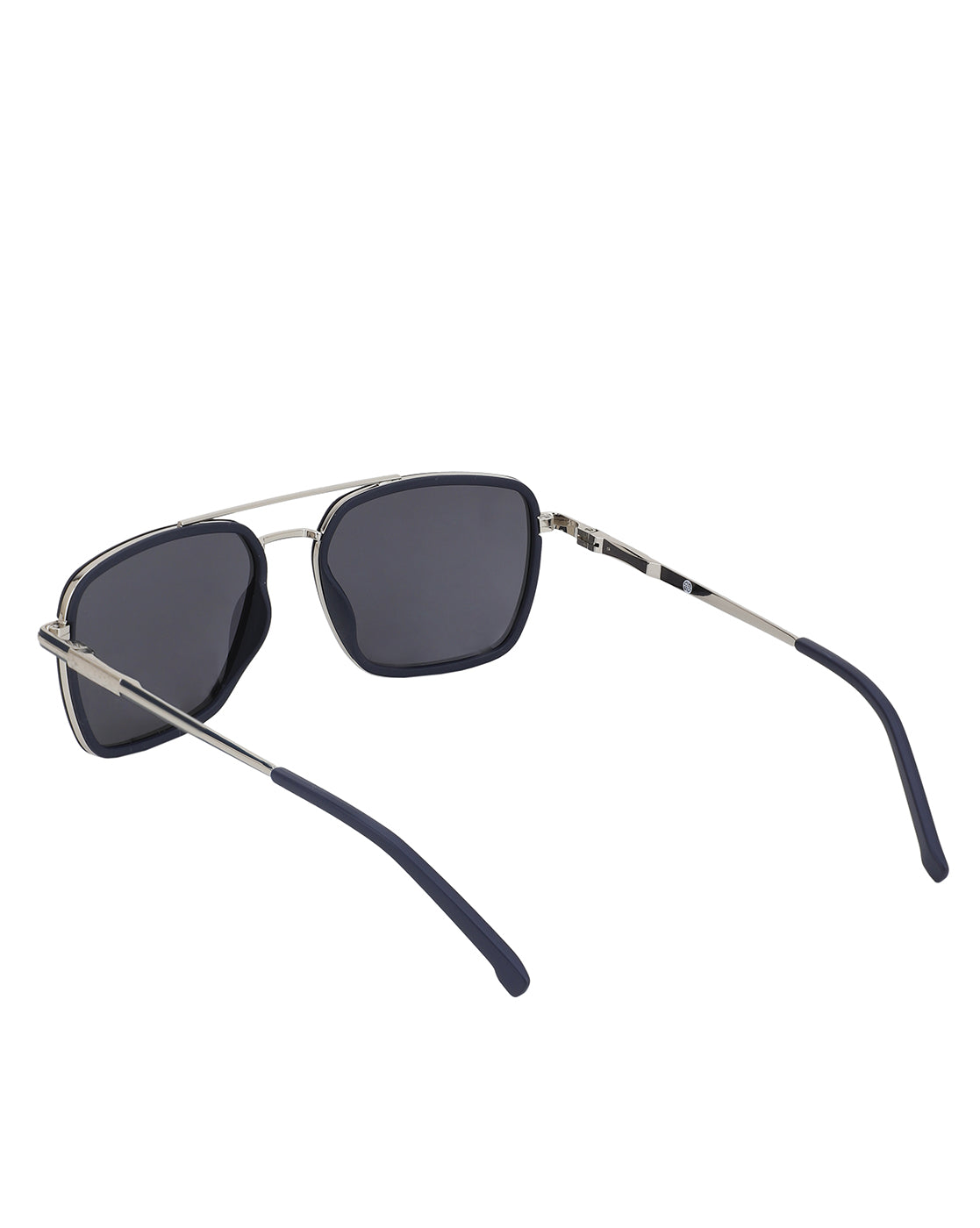 Premium Silver with Black Toned & Polarised Lens Square Sunglass for men
