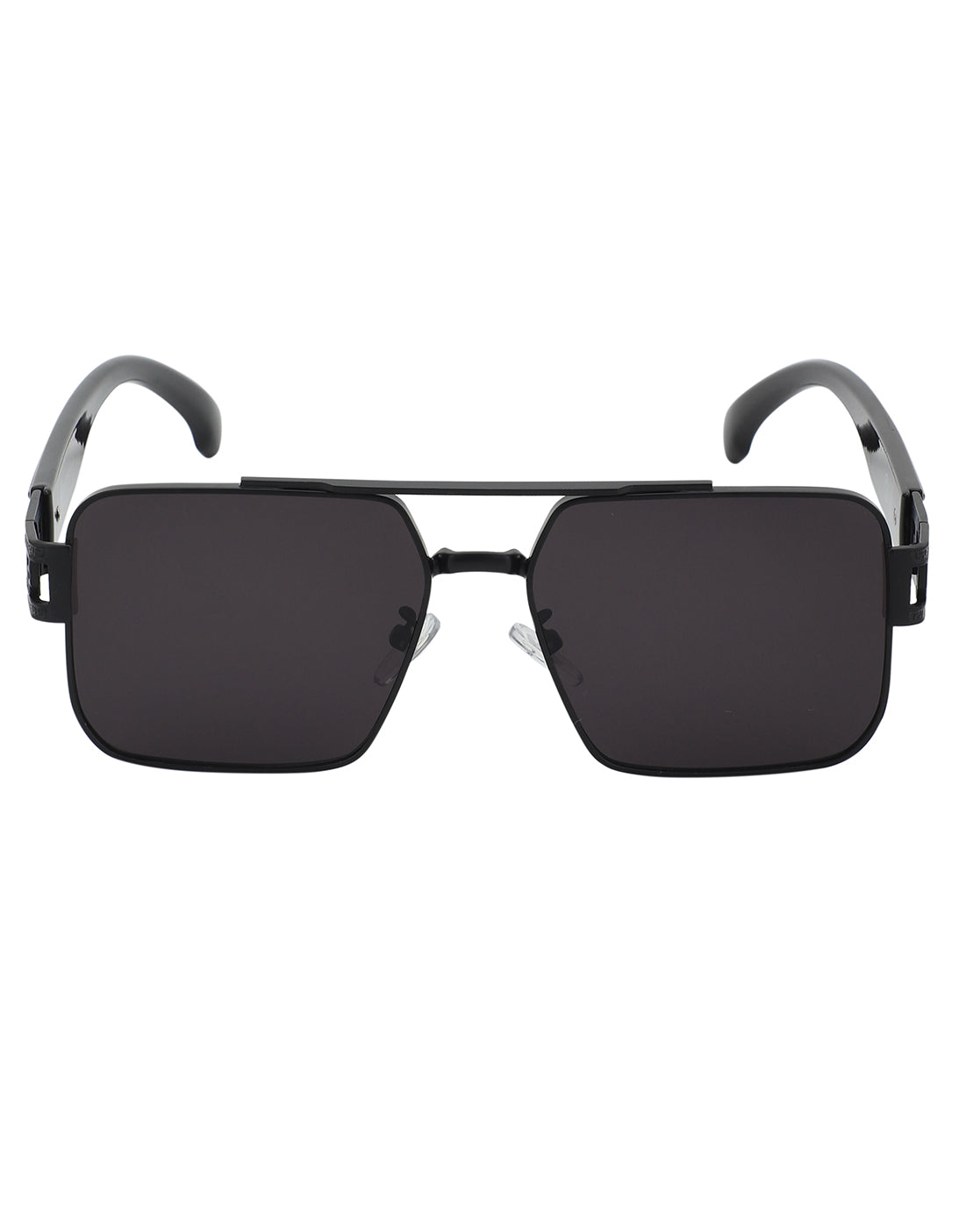 Black Toned with UV Protected Lens Rectangle Sunglass for men