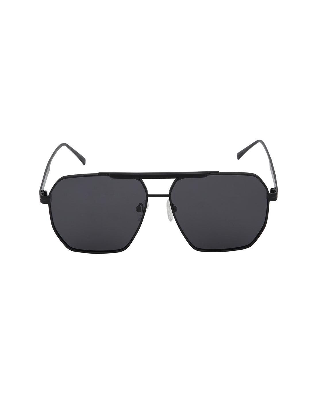 Black Toned with Black Polarised Lens Rectangle Sunglass for mens