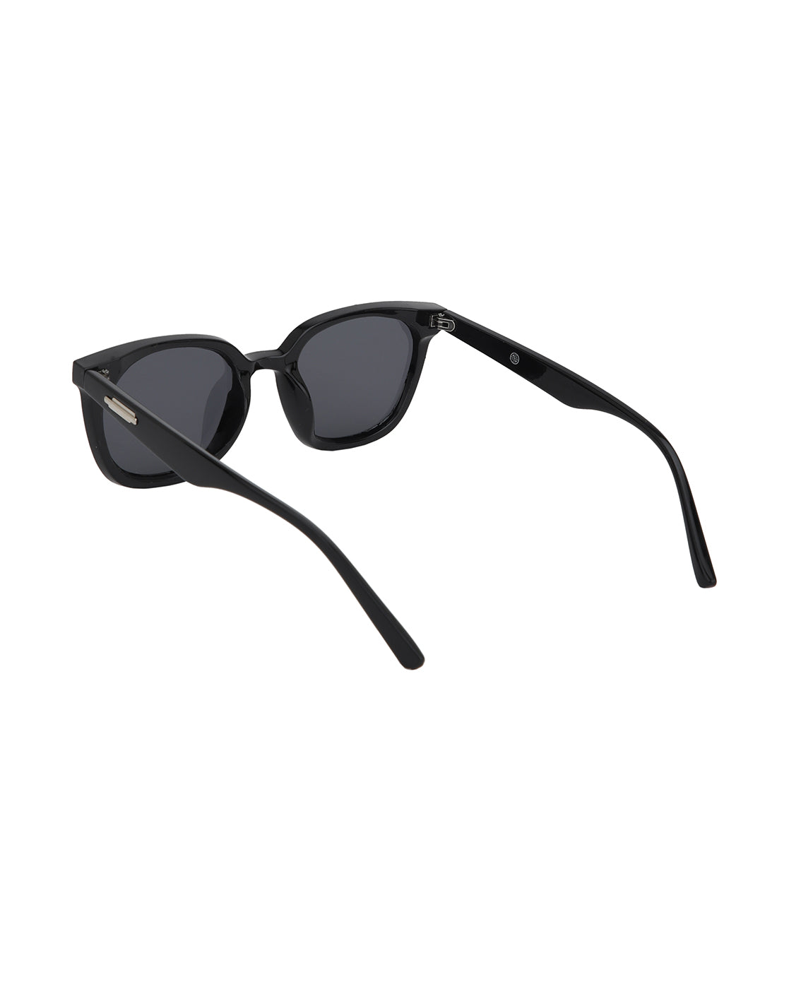 Black Toned with Black UV Protected Lens Rectangle Sunglass for unisex