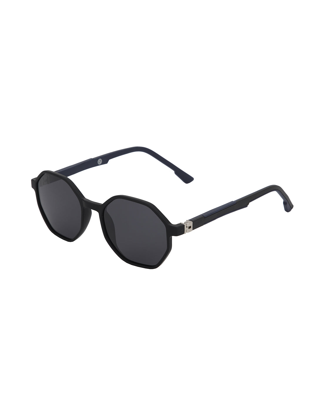Black Toned with Polarised Lens Octagon Sunglass for men