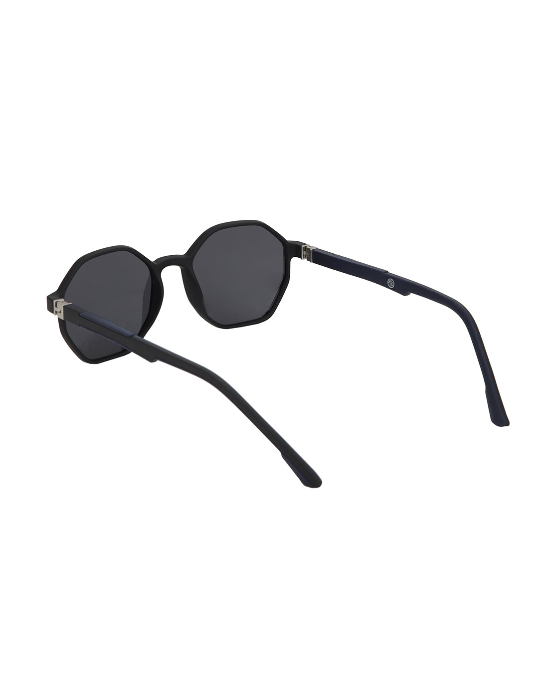 Black Toned with Polarised Lens Octagon Sunglass for men