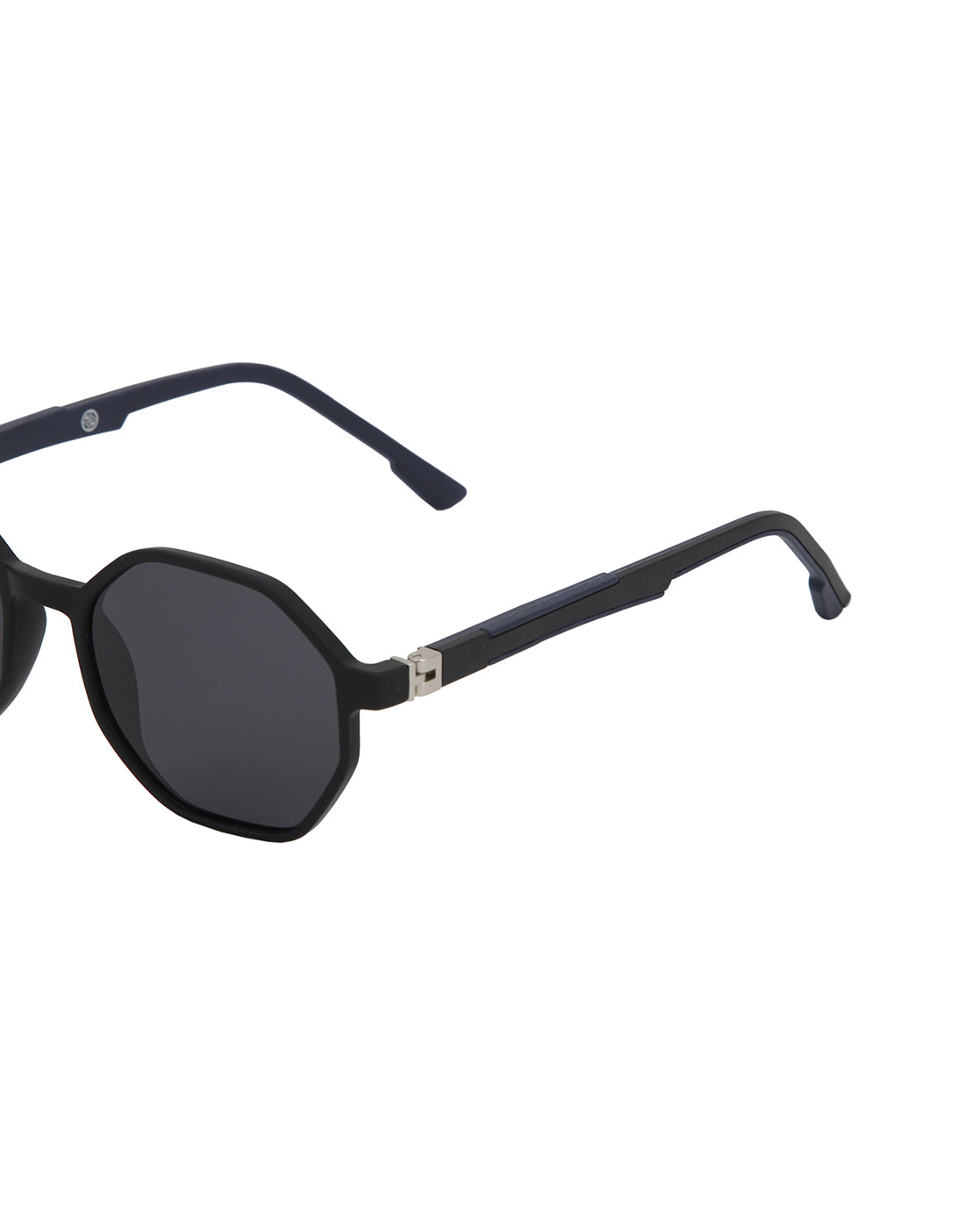 Black Toned with Polarised Lens Octagon Sunglass for men