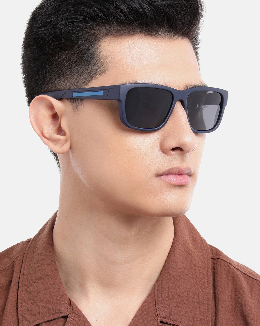 Blue Toned with Blue Polarised Lens Wayfarer Sunglass for men