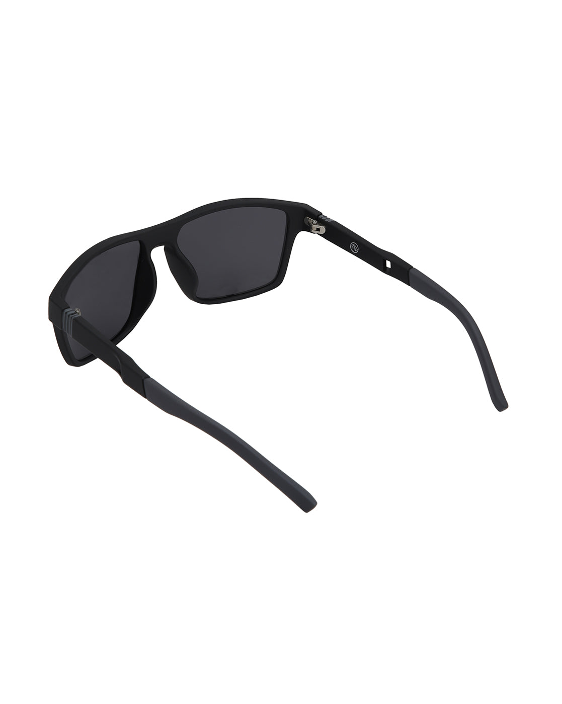 Black Toned with Black Polarised Lens Rectangle Sunglass for men